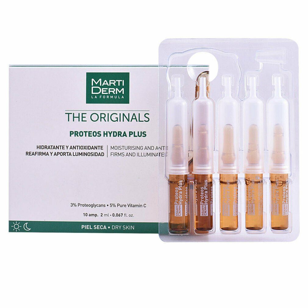 Martiderm Gesichtsmaske THE ORIGINALS proteos hydra plus ampoules, 10 x 2ml