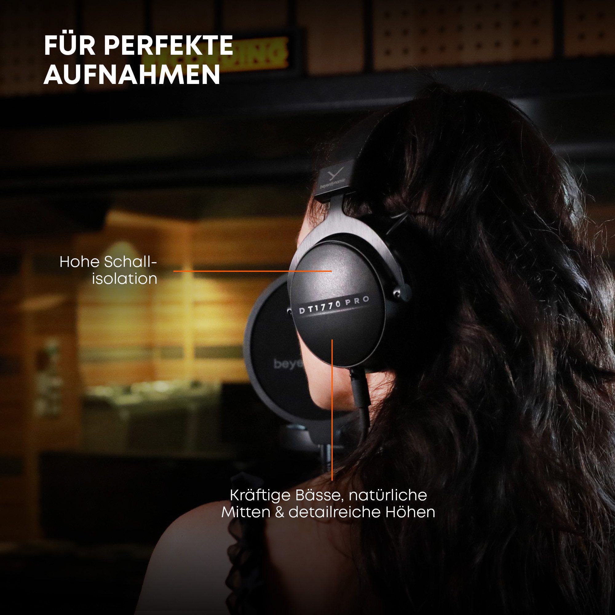 beyerdynamic DT 1770 PRO MKII Over-Ear-Kopfhörer (Keine Sprachsteuerung, Kabelgebunden, Made in Germany, Ohrumschließender Premium-Studiokopfhörer) – Bild 5 von 5