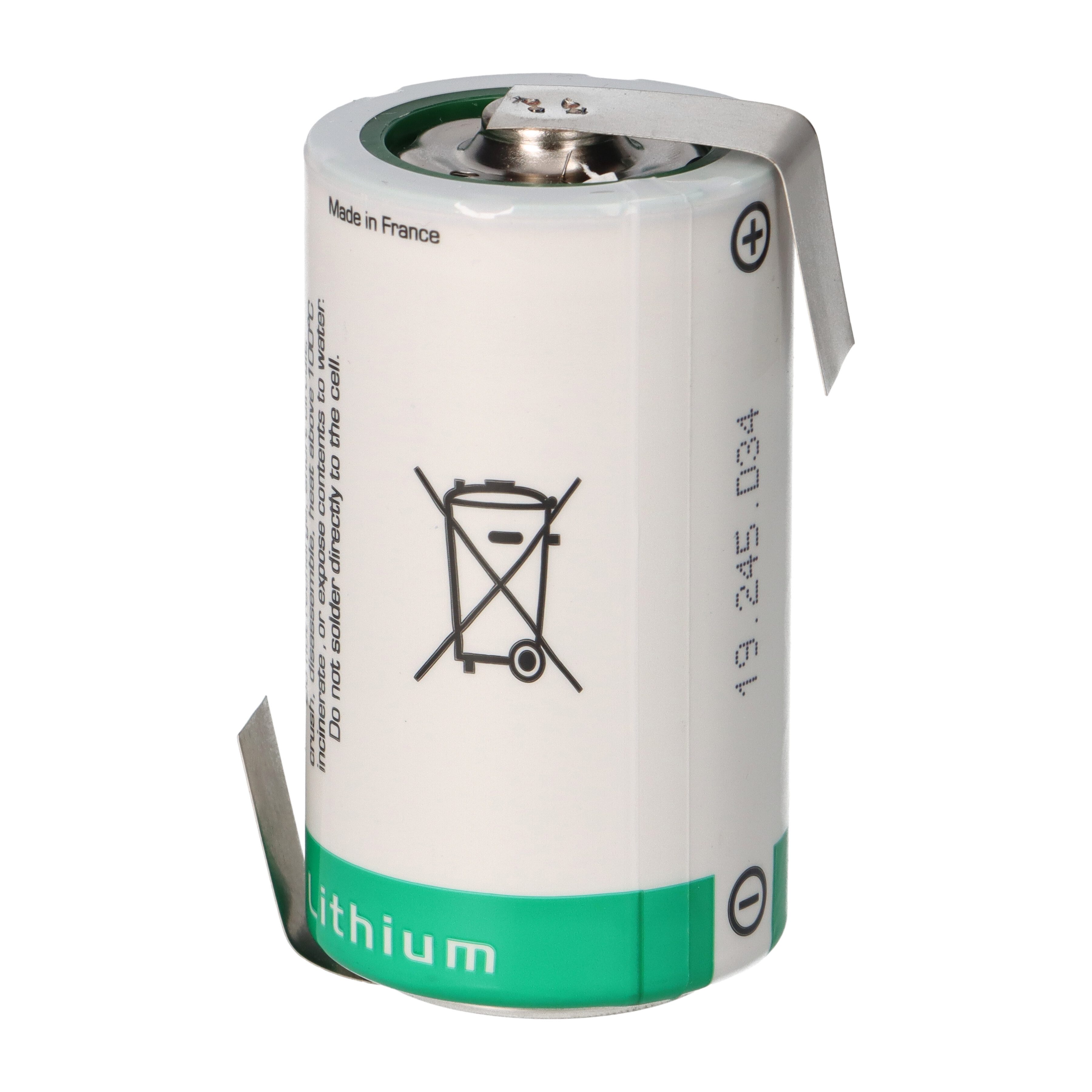 Saft Saft Lithium 3,6V Batterie LSH 20 D - Zelle mit Z-Lötfahne Batterie