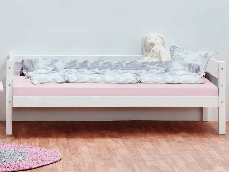 Hoppekids Kinderbett «Winter Wonderland» (Set, 2-tlg., Bett und Matratzen), Tagesbett 70x160 cm Massiv mit Matratze