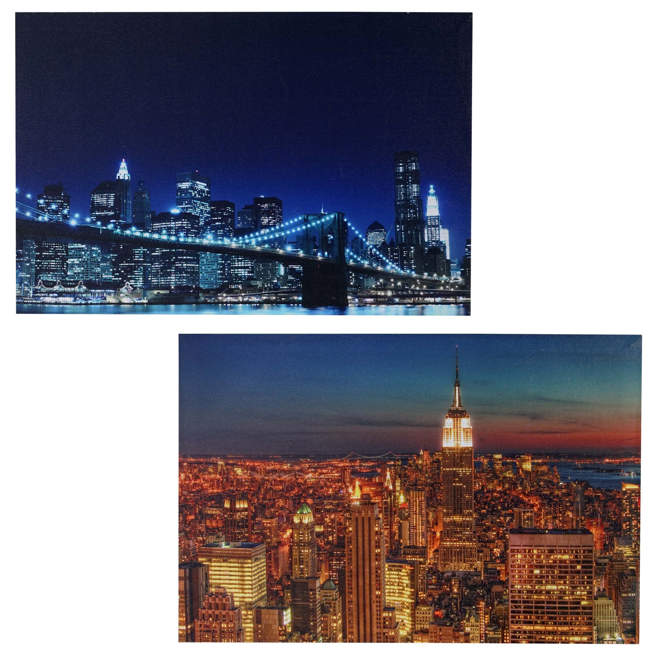 MCW LED-Bild LED-Bild-T-2, Skyline New York günstig online kaufen