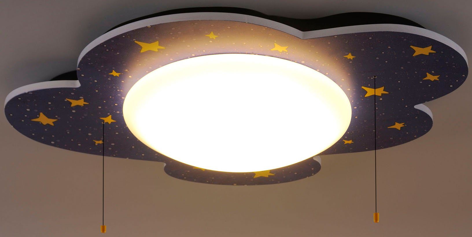 niermann Deckenleuchte Sternenhimmel, integriert, HCL Sternenhimmel Deckenleuchte LED fest