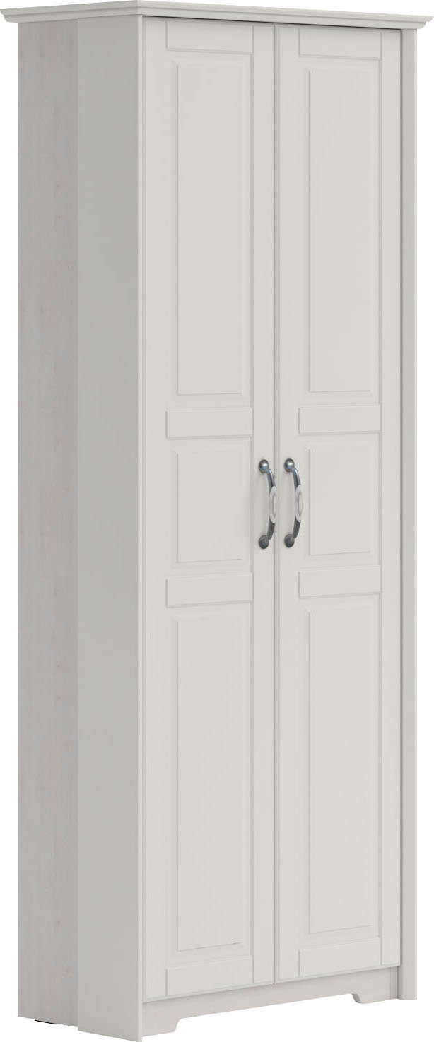 OTTO home Garderoben-Set Evergreen, (Set, 5-St., Garderobenschrank,Schuhschrank,Schuhbank, Garderobenpaneel,Wandspiegel), mit soft-close-funktion