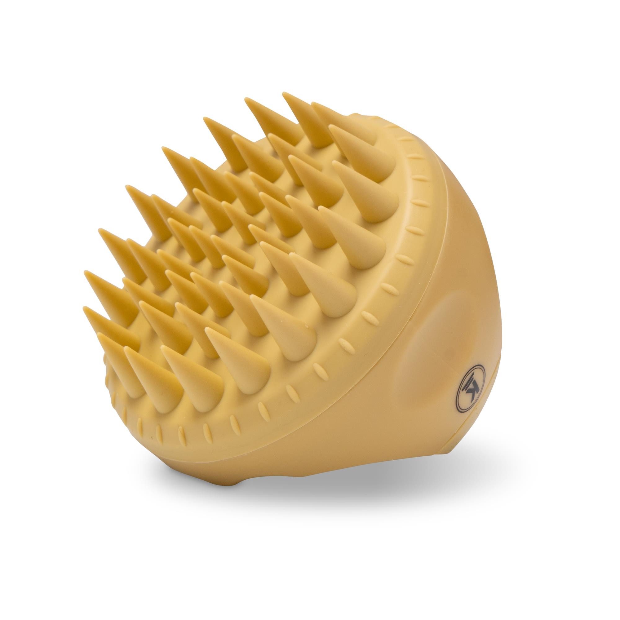 K-Pro Rundbürste Shampoobürste Kopfhautpflege Silikon Massagebürste, 1-tlg., Haarwachstum, Tiefenreinigung, Kopfhautmassage