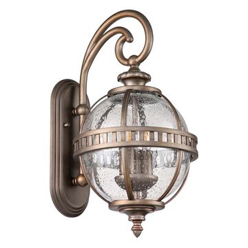 etc-shop Außen-Wandleuchte, Wandleuchte Außenlampe Laterne bronze Haustürlampe Gartenlampe 2