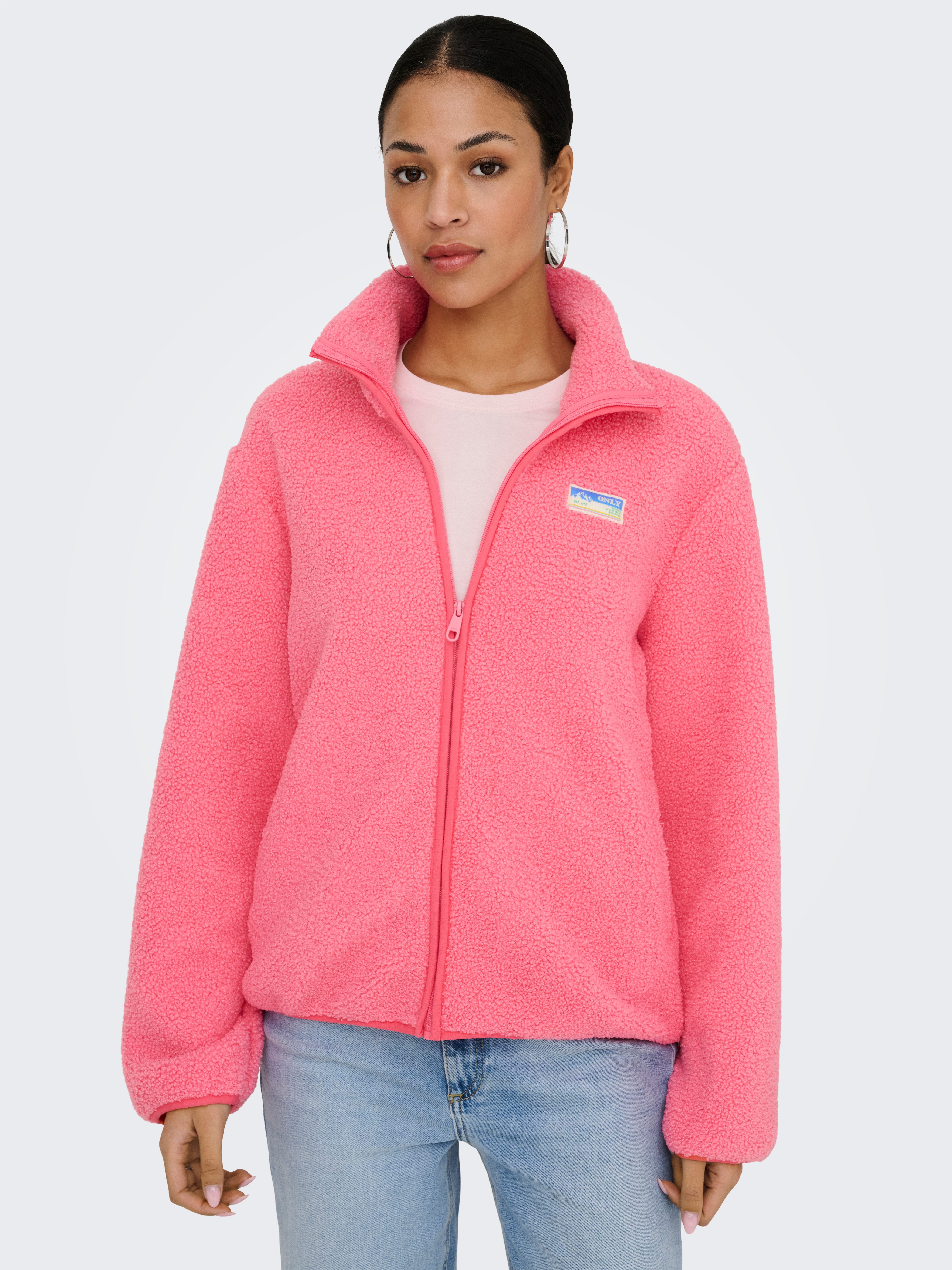 ONLY Plüschjacke ONLEVA LIFE TEDDY JACKET CC OTW Kunstfaser