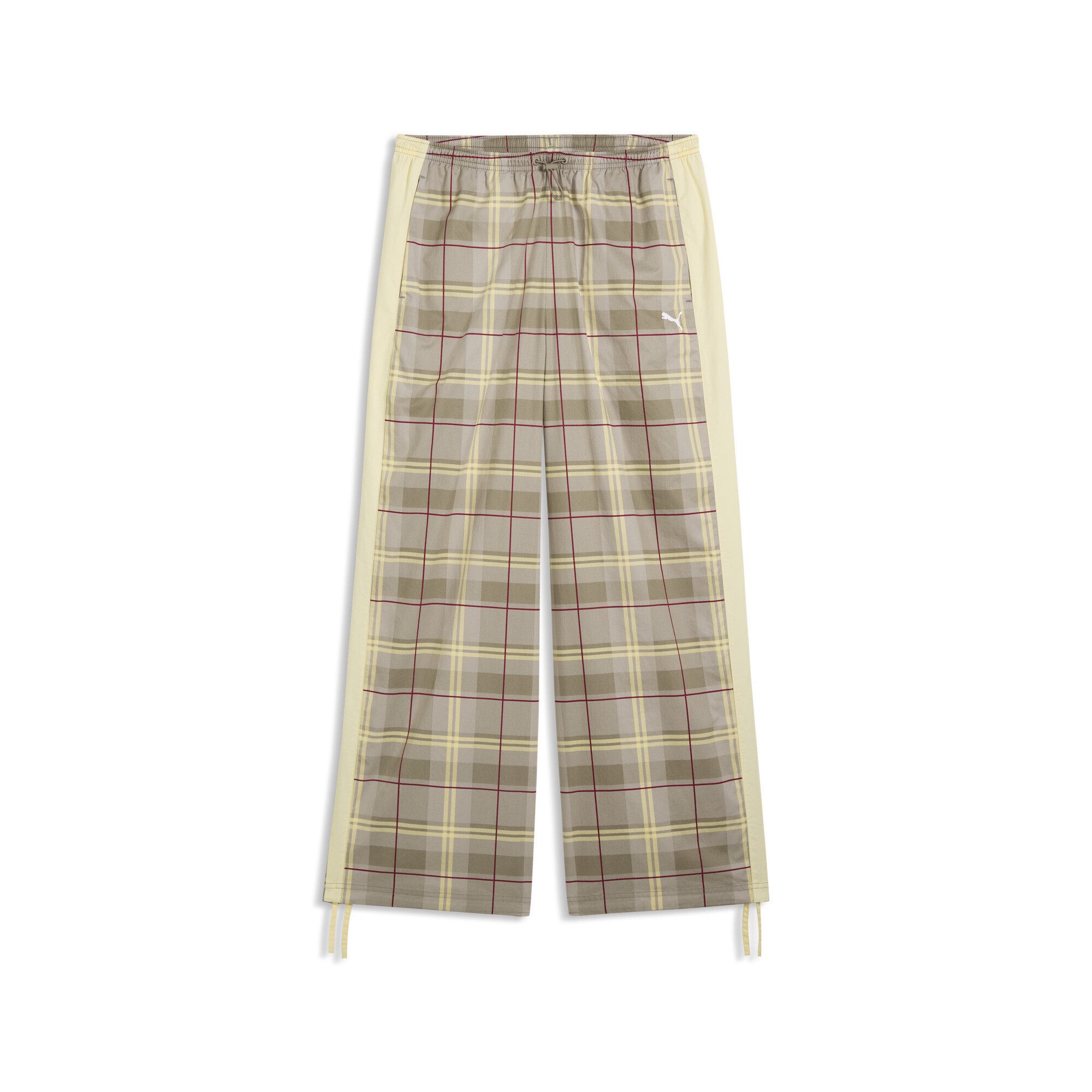 PUMA Sporthose T7 Relaxed Tartan-Hose Damen
