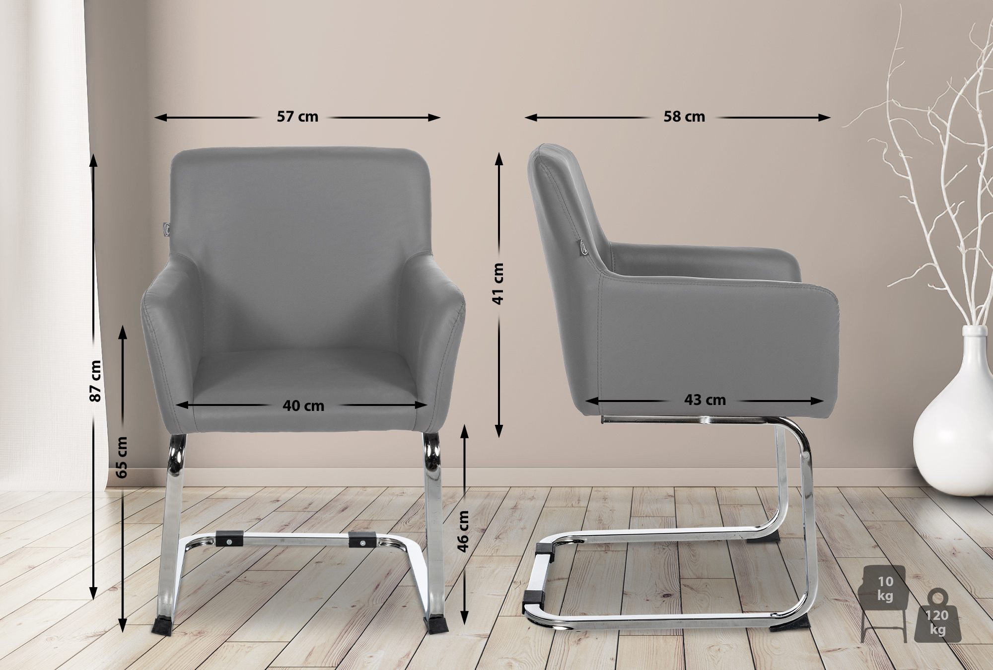 TPFLiving Stuhl Pukki - Lounge-Stuhl aus günstig online kaufen