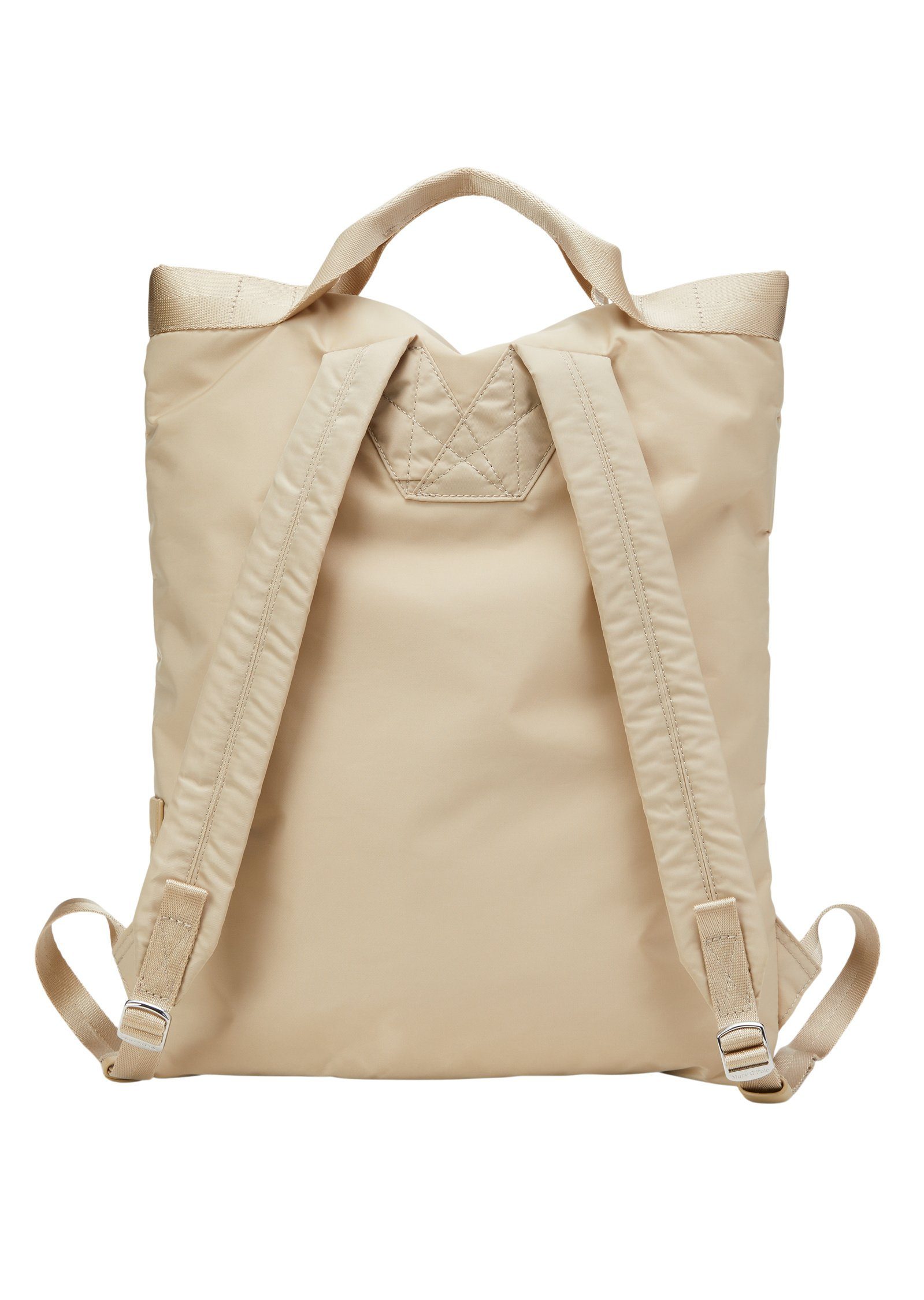 Marc O'Polo Rucksack aus recyceltem beige Polyester