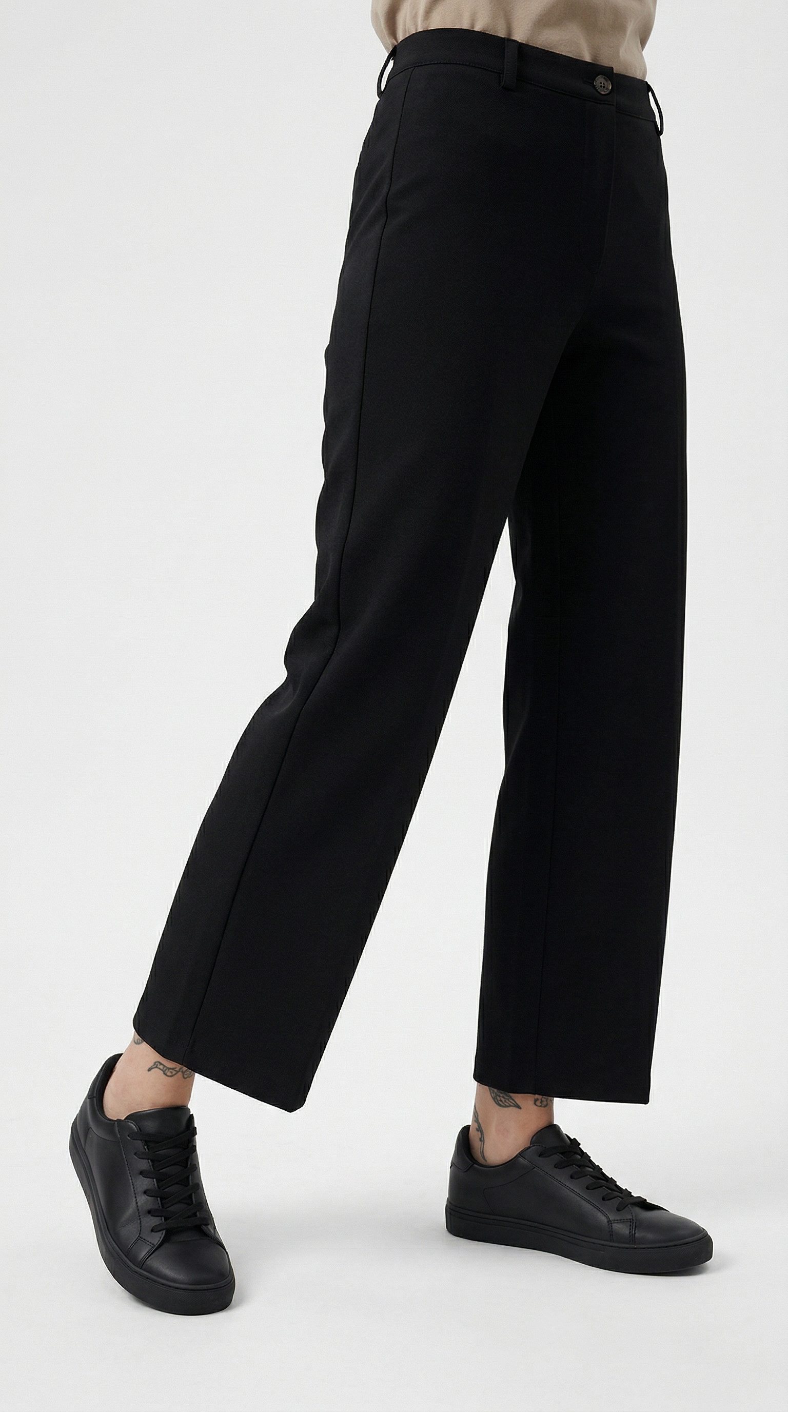 FREEQUENT Stoffhose FQNANNI-PANTS Sommerhose mit Seiten-und Gesäßtaschen