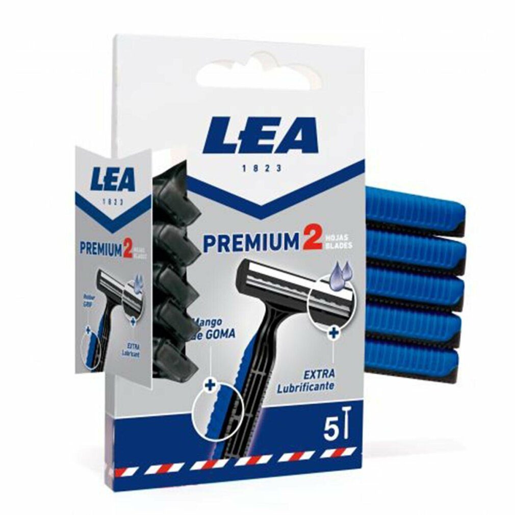 Lea Rasierklingen Premium 2 Blades Disposable Blades 5 Einheiten