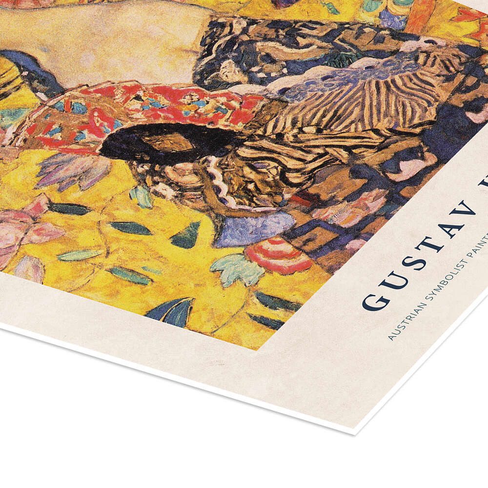 Posterlounge Wandbild Art is a Line around Your Thoughts, Gustav Klimt, erhältlich als Poster, Leinwandbild, Wandsticker oder Acrylglasbild
