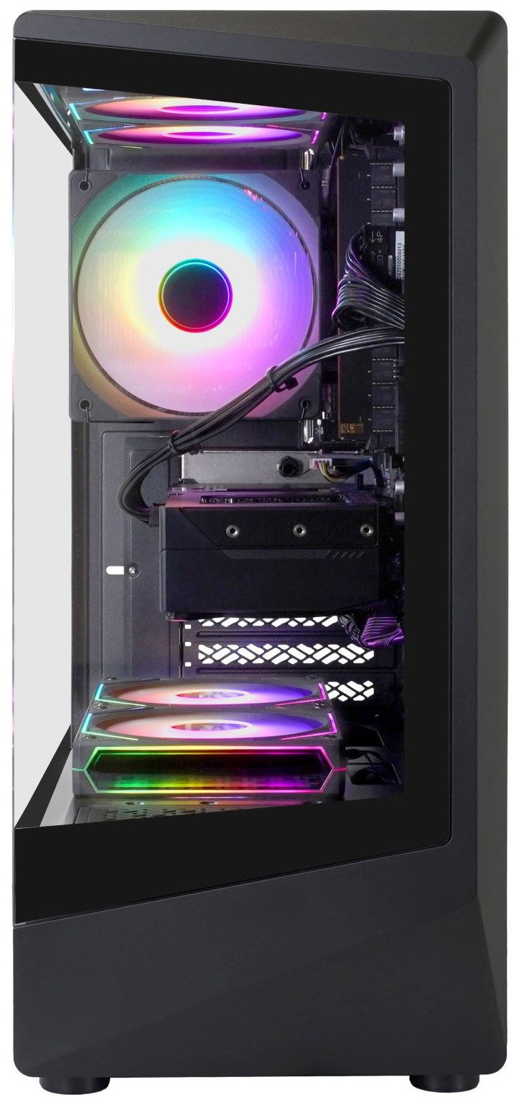 GAMEMAX GigaDeal VISTA COC AB 2789 Ryzen 5 7500F 16GB DDR5 1TB SSD RTX 5060Ti Gaming-PC-Komplettsystem (32", AMD Ryzen 5 7500F, RTX 5060 Ti, 16 GB RAM, 1000 GB SSD, Windows 11, DDR5 RAM + Gigabyte GS32QCA LED-Monitor Curved, 80 cm 32)