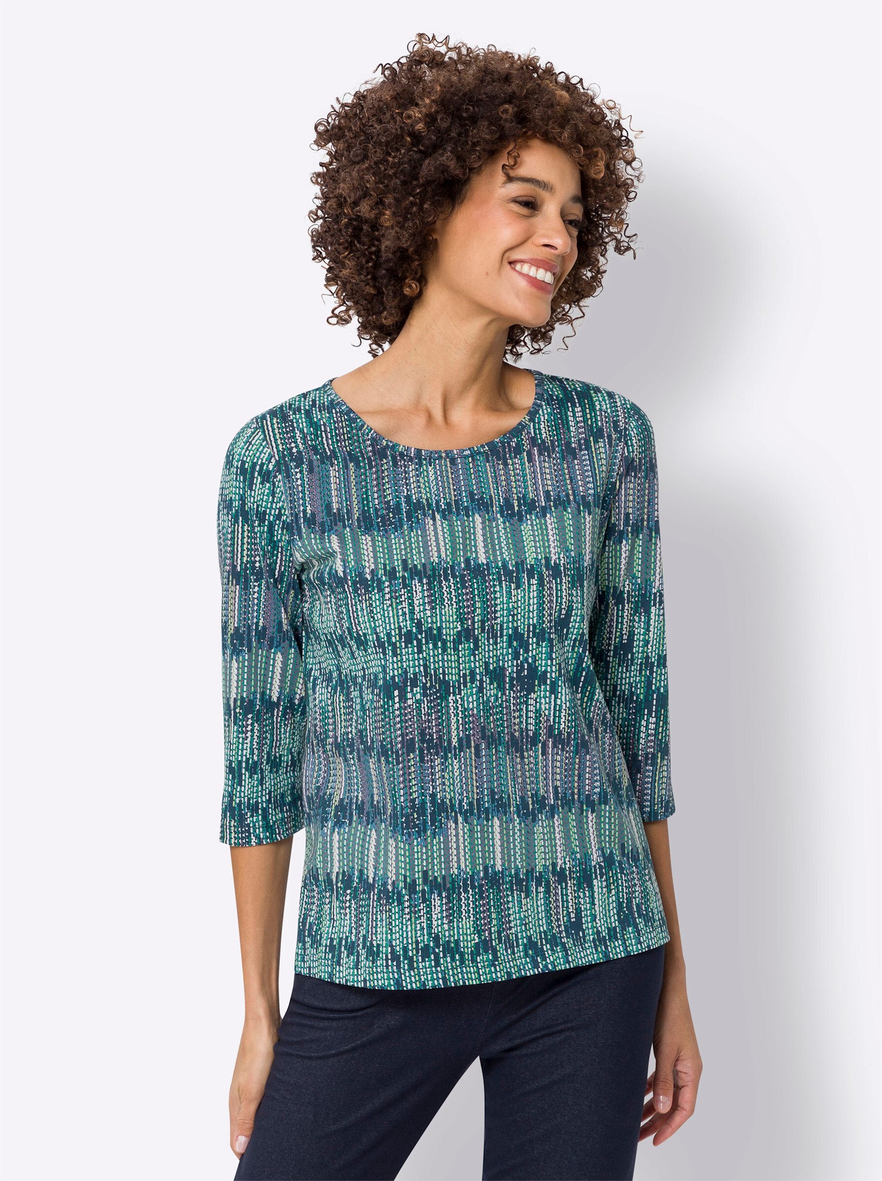 Sieh an! T-Shirt 3/4-Arm-Shirt 3/4-Arm günstig online kaufen