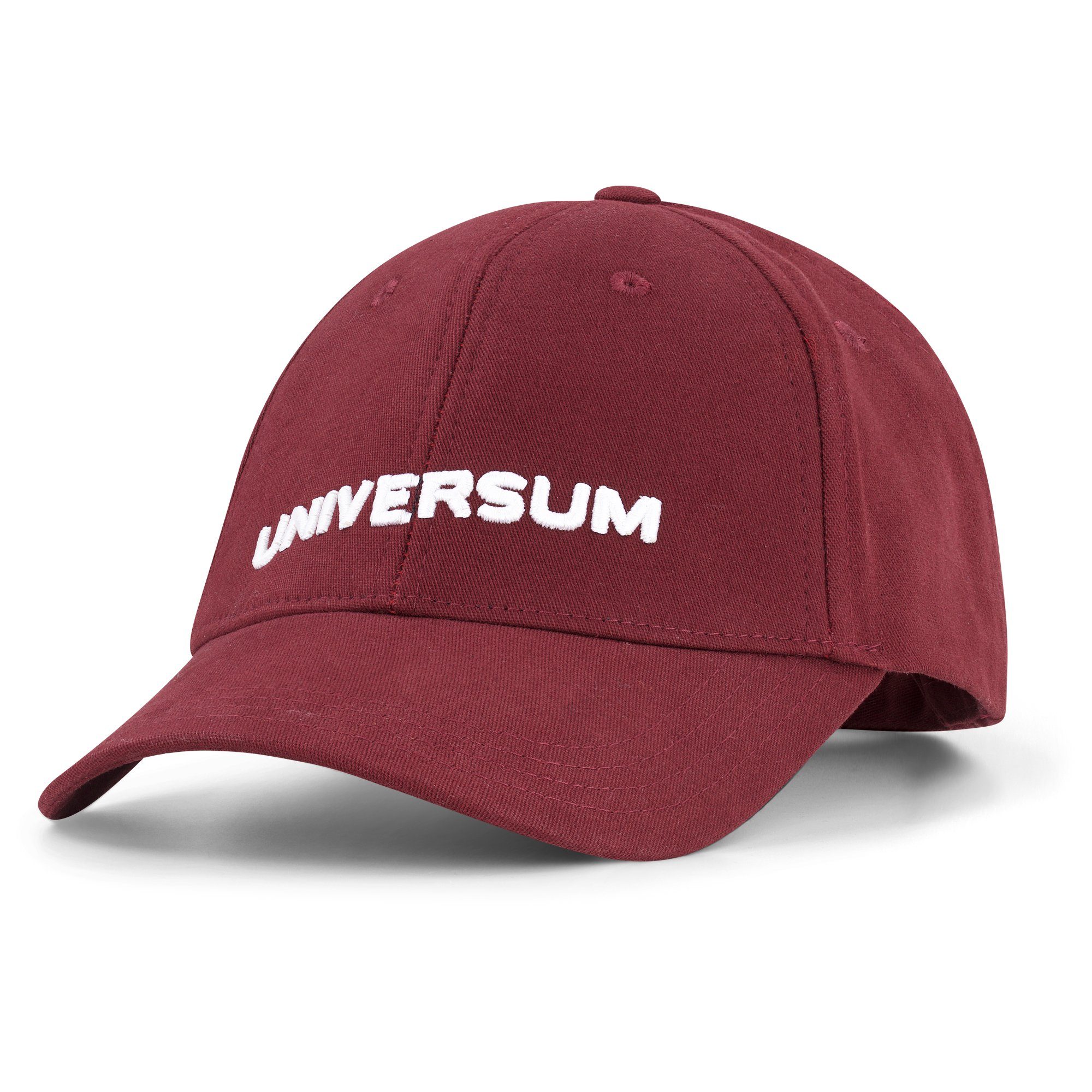 Universum Sportwear Baseball Cap Logo Stick Größen Verstellbar rot