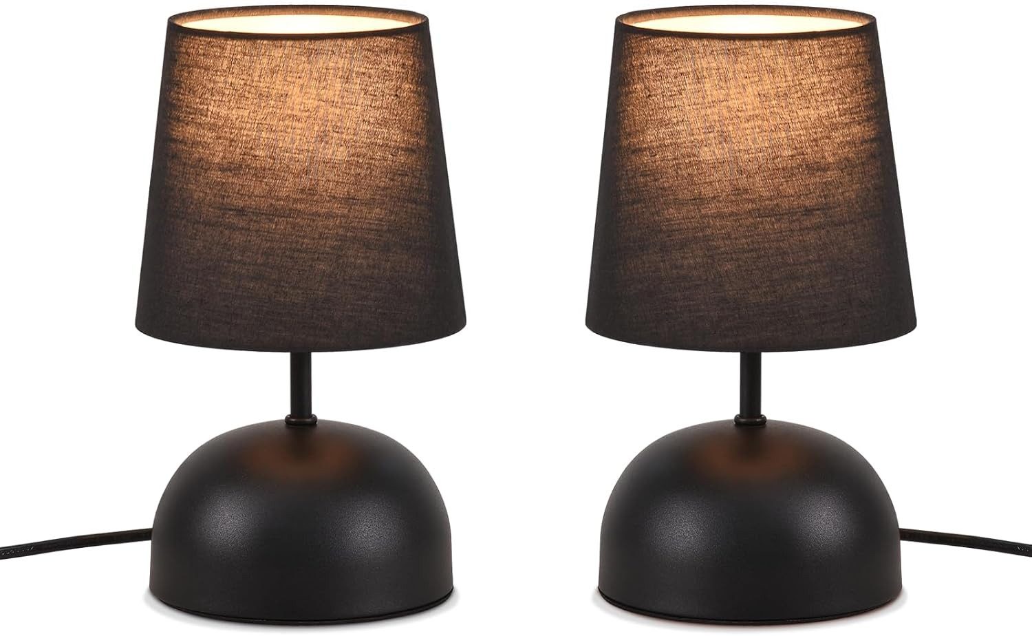 ZMH Tischleuchte LED Tischlampe Schlafzimmer Wohnzimmer E14 Modern Design, Nachtlampe für Kinderzimmer Arbeitszimmer
