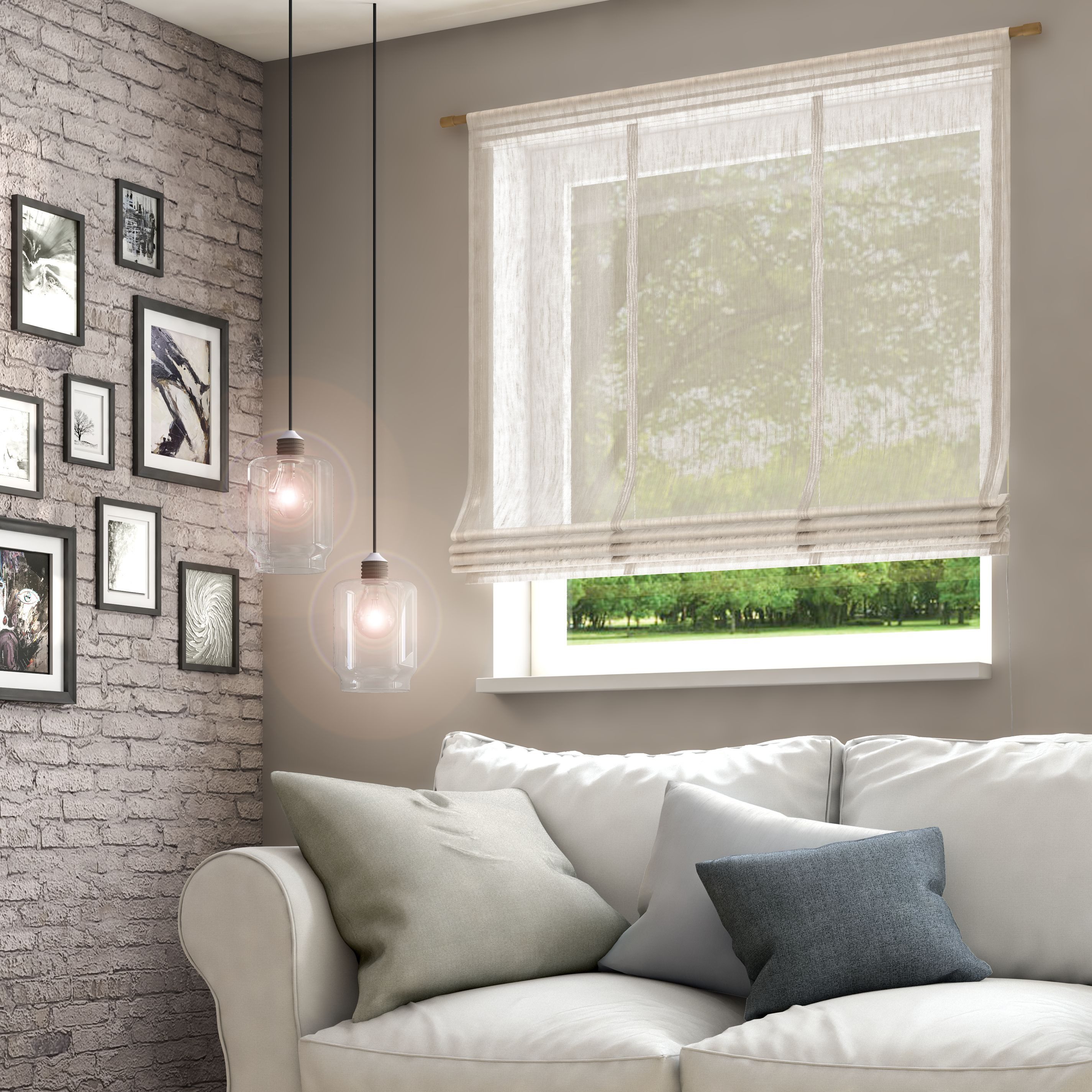 Neutex for you! Raffrollo Libre-ECO, mit Stangendurchzug, freihängend günstig online kaufen