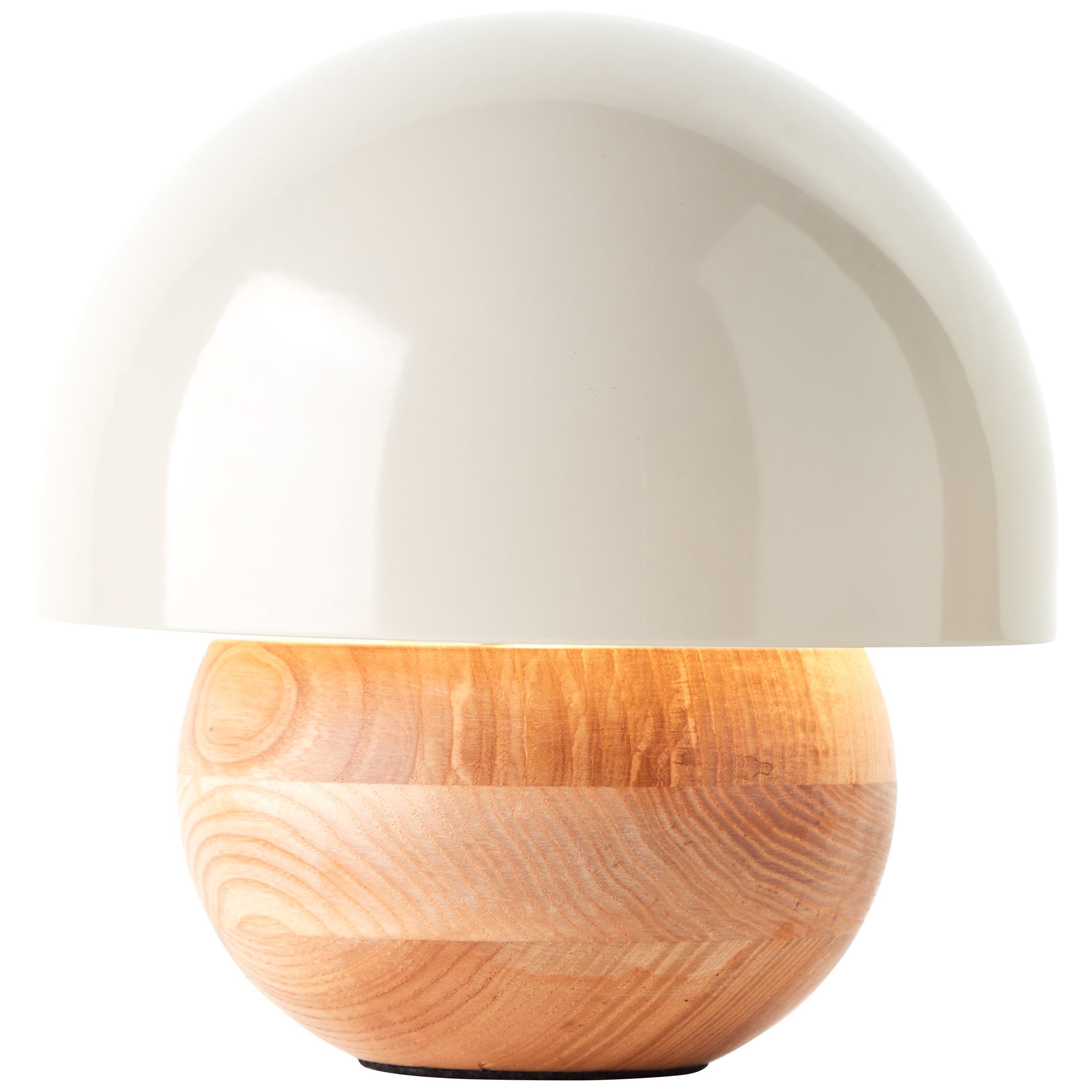cm Metall/Holz Höhe 20 40 max. Lightbox & Durchmesser 20 Leuchtmittel, - ohne cm Tischleuchte, W Tischlampe Pilz