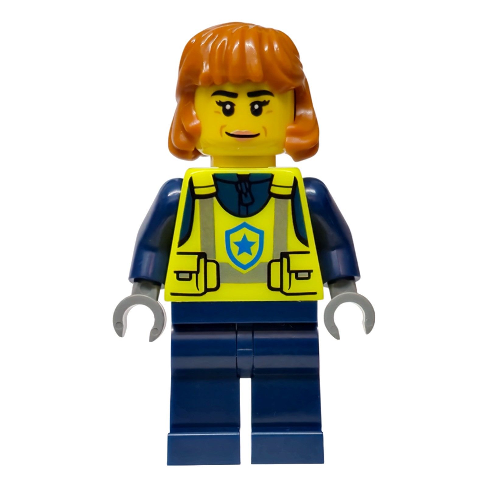 LEGO® LEGO Minifigur Police - City Officer Female, Neon Yellow (cty1990) Spielbausteine