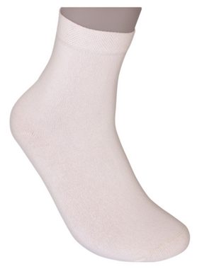 Die Sockenbude Kurzsocken UNI - Damen Kurzsocken (Bund, 5-Paar, grau blau hellbraun) mit Komfortbund ohne Gummi