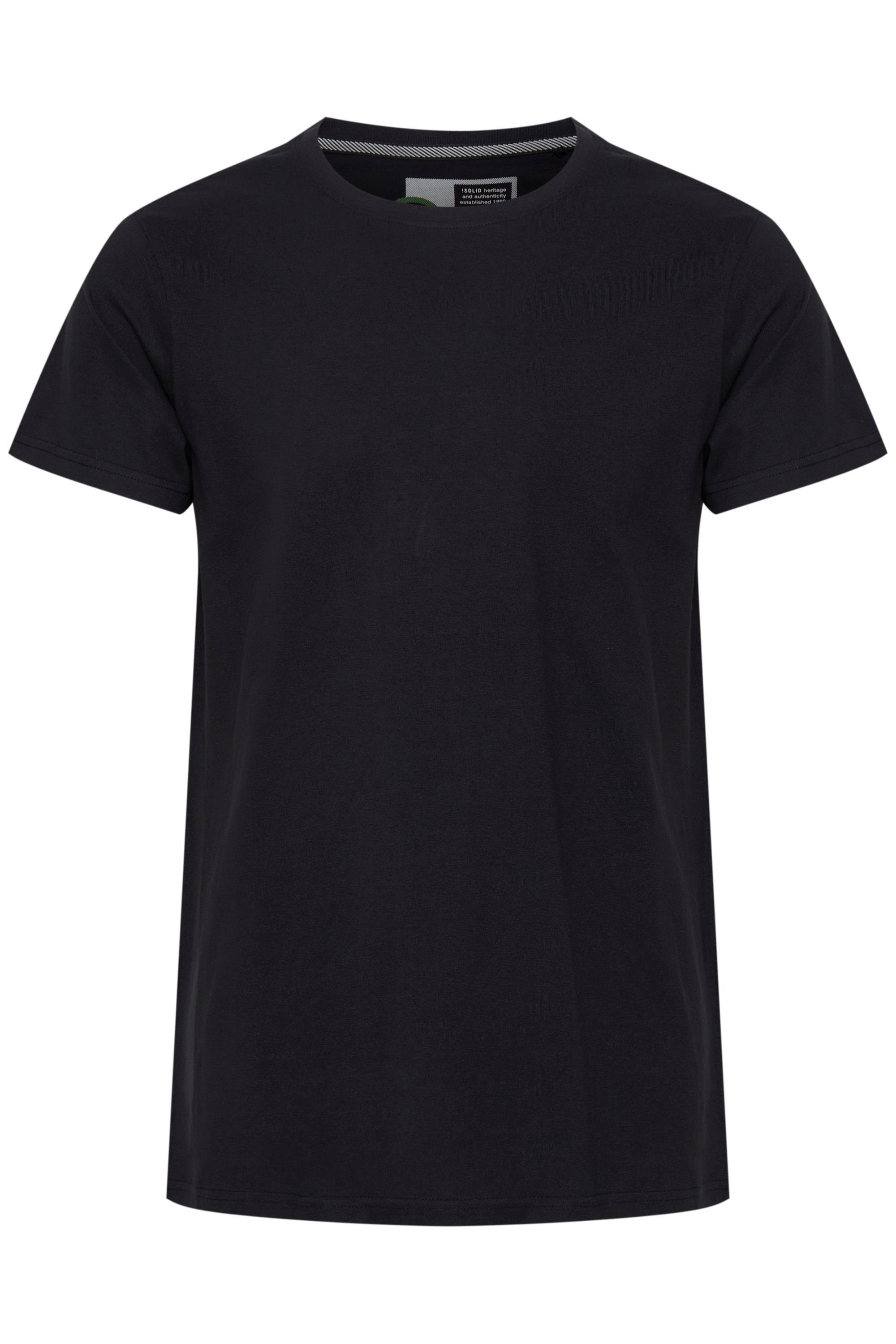 !Solid T-Shirt SDPeko T-Shirt mit Rundhalsausschnitt Black (194007)