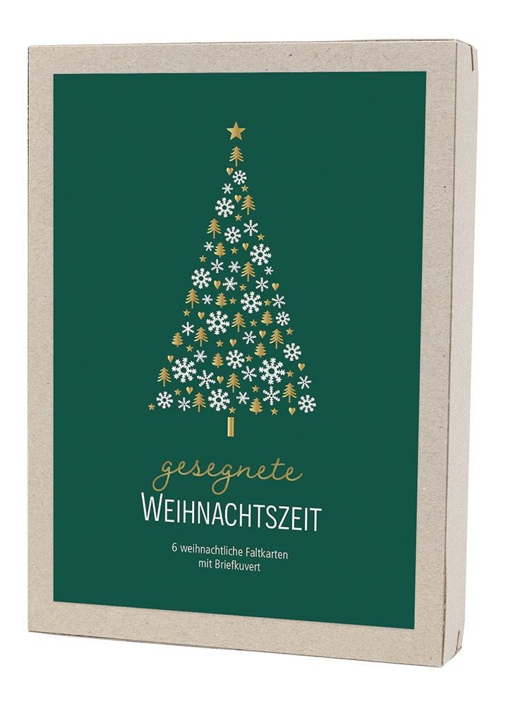Kartenbox Weihnachten - gesegnete Weihnachtszeit / diverse