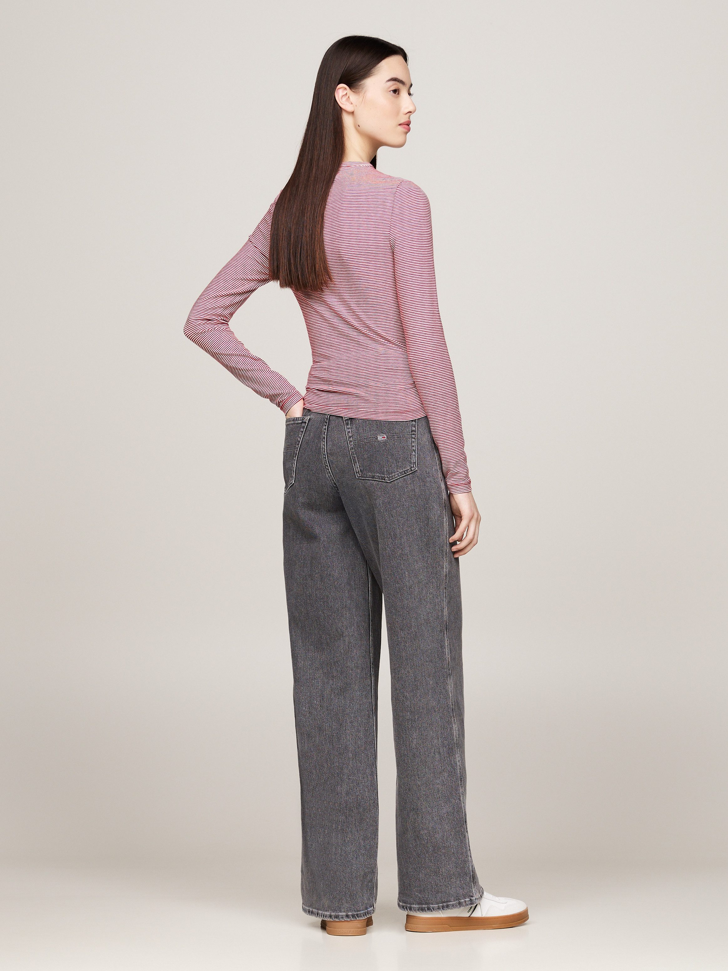 Tommy Jeans Langarmshirt TJW SLIM STRIPE günstig online kaufen