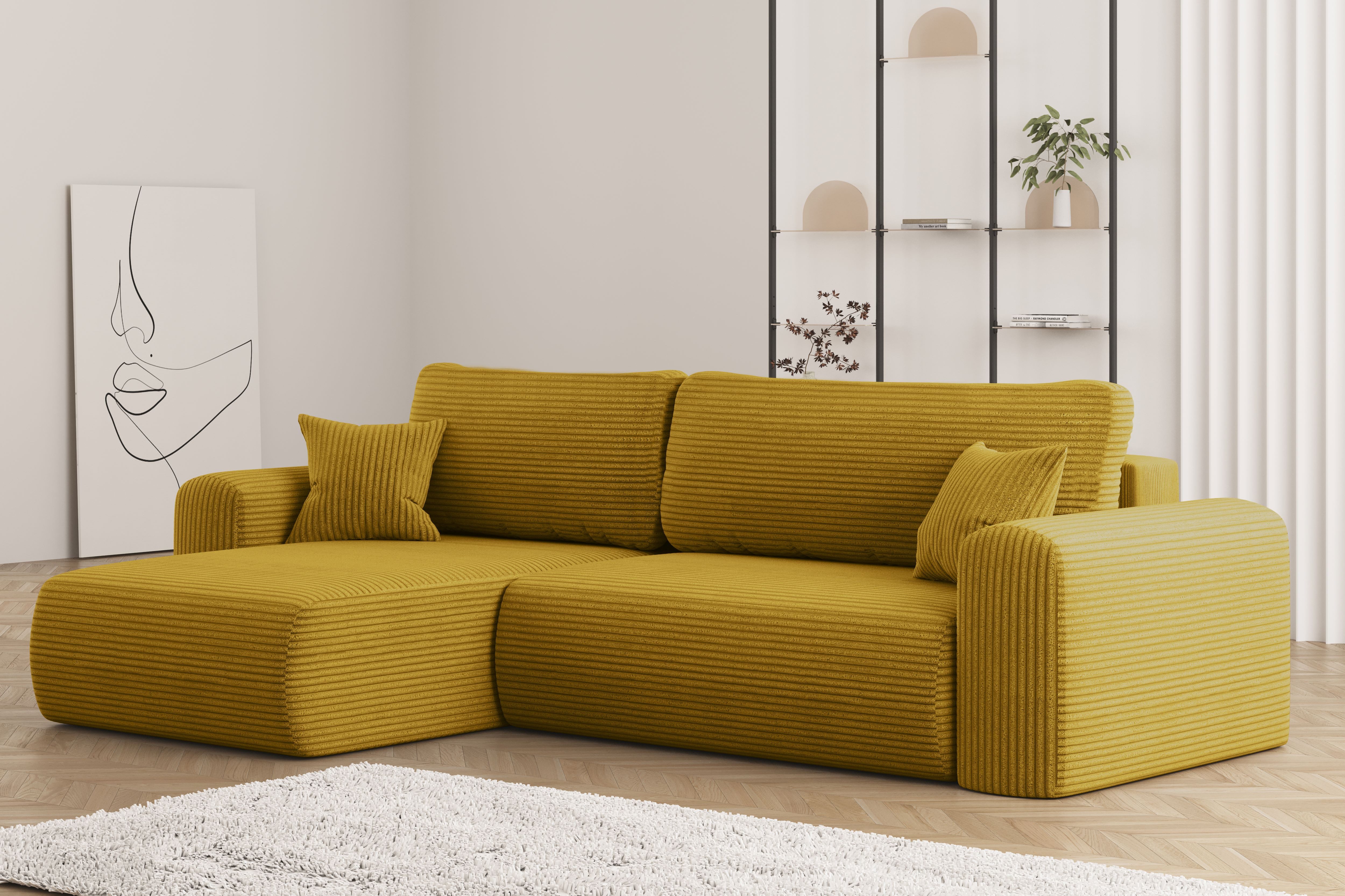 Kaiser Möbel Ecksofa mit Schlaffunktion und günstig online kaufen
