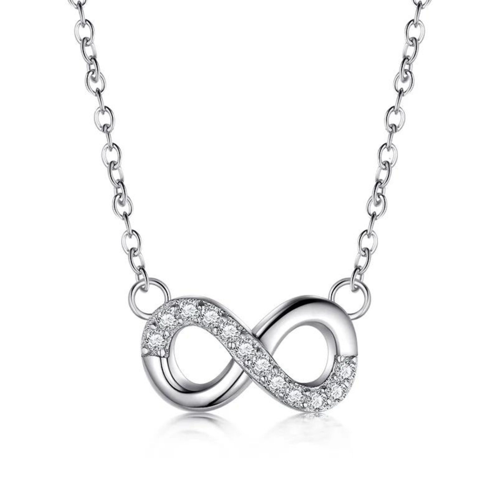 Eyecatcher Silberkette Halskette Unendlichkeit 925 Sterling günstig online kaufen