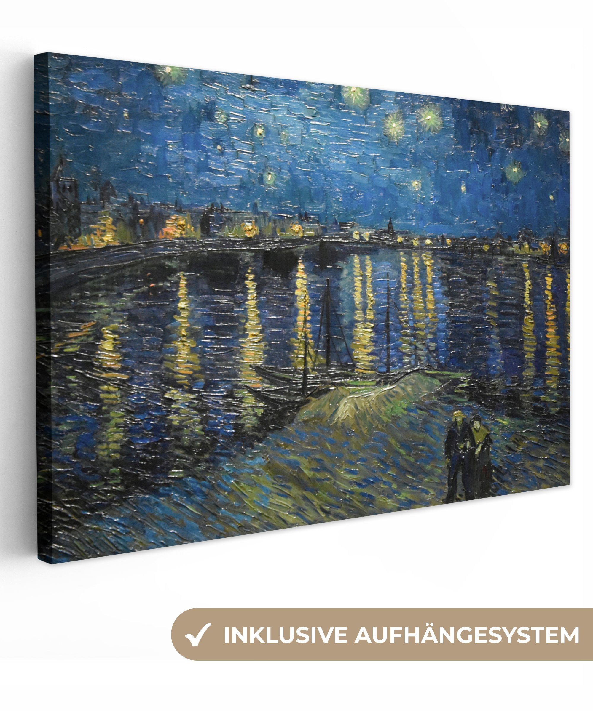 OneMillionCanvasses® Leinwandbild Van Gogh - Brücke - Alte Meister, Fotodru günstig online kaufen