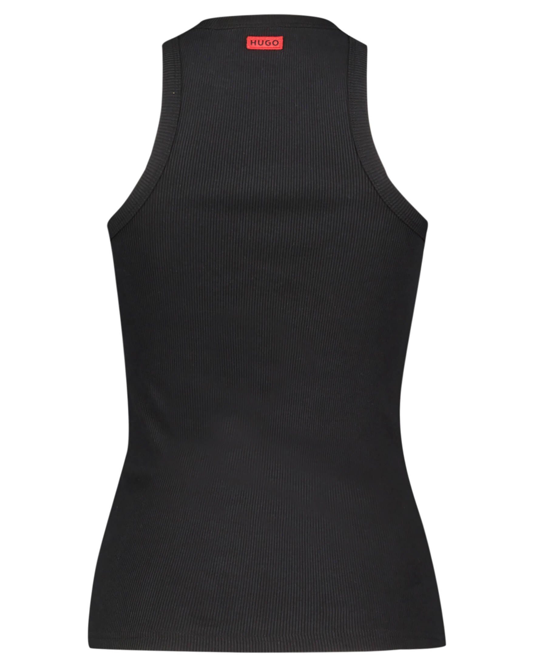 HUGO T-Shirt Damen Tanktop CLASSIC (1-tlg) (15) Fit TANK schwarz Slim