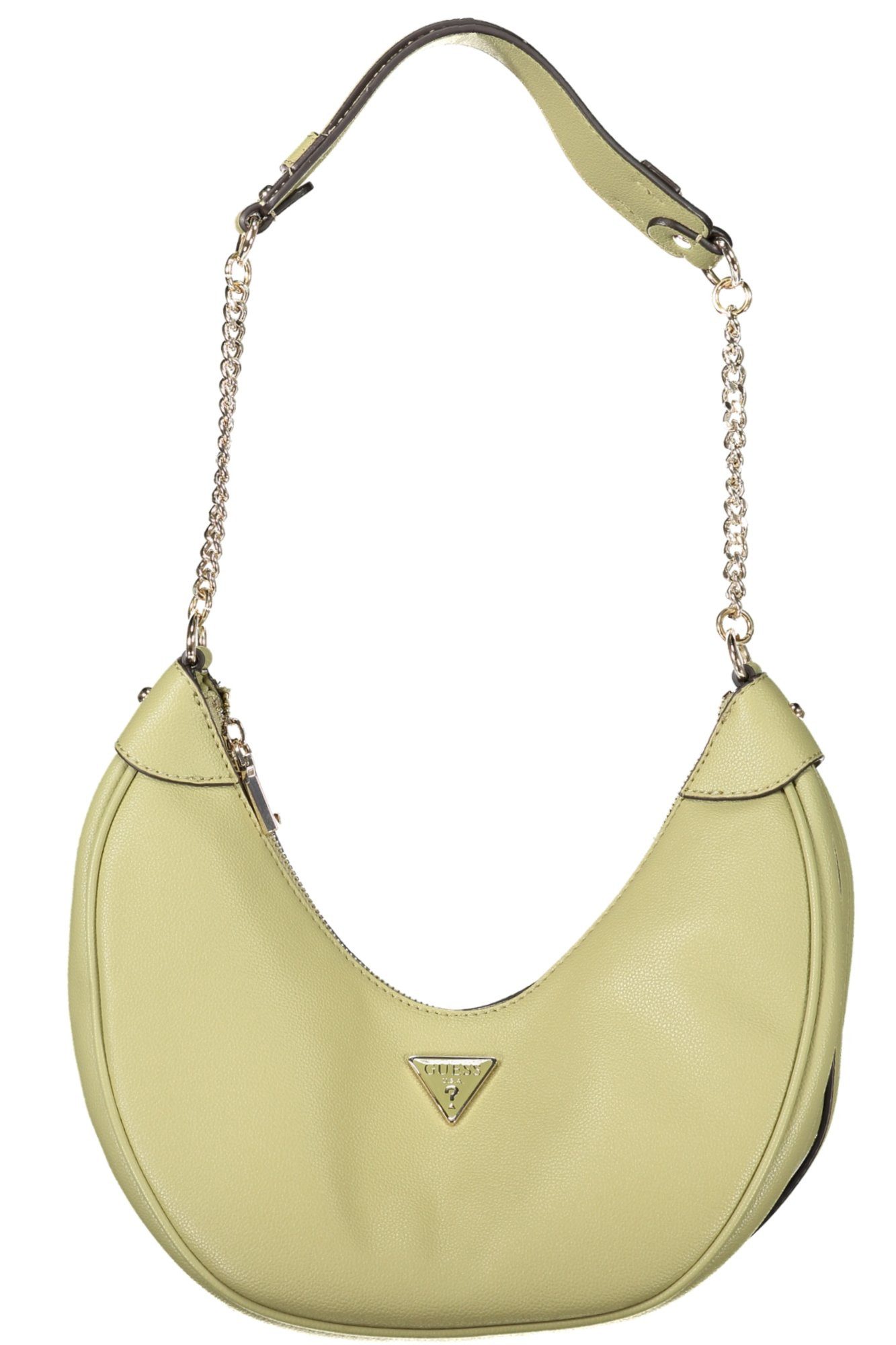 GUESS JEANS Umhängetasche, Stylische Grüne Handtasche mit Schulterkette & Schutzfüßen – Eleg