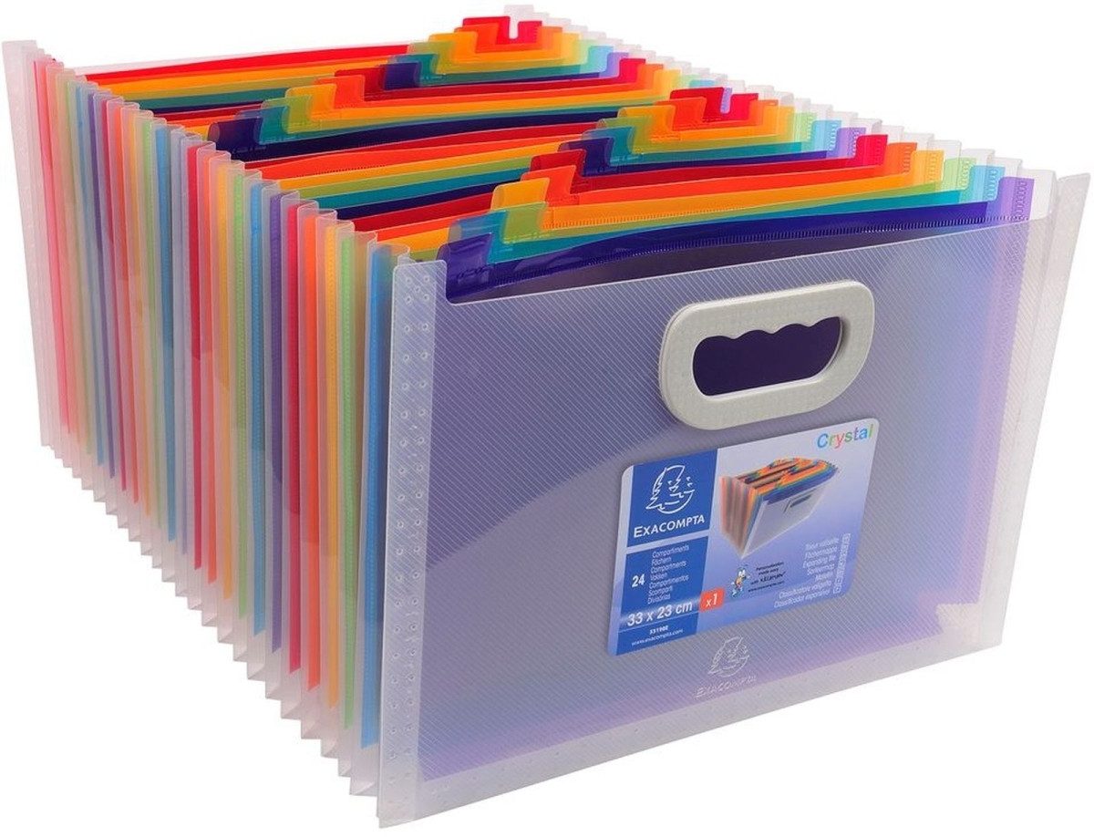EXACOMPTA Fächermappe Fächer-Stehsammler A4 PP 14 günstig online kaufen