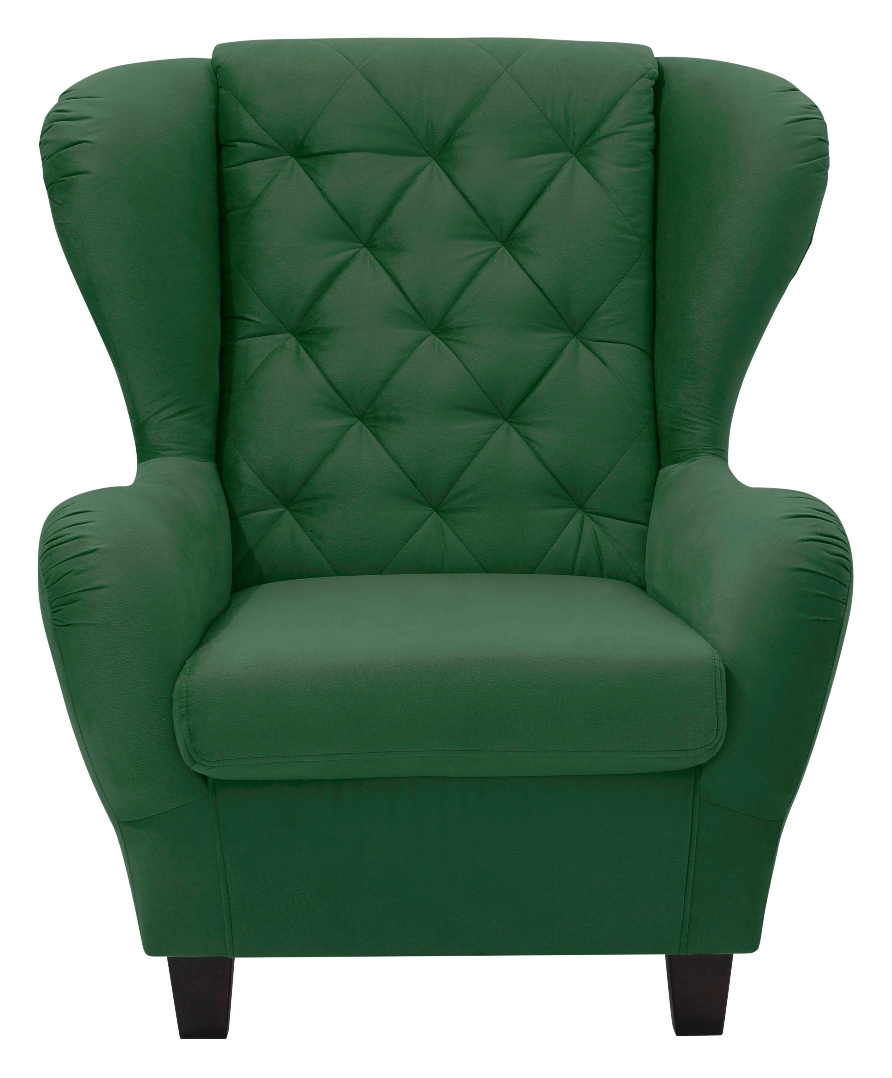 Home affaire Ohrensessel Alexandra, incl. Hocker, günstig online kaufen