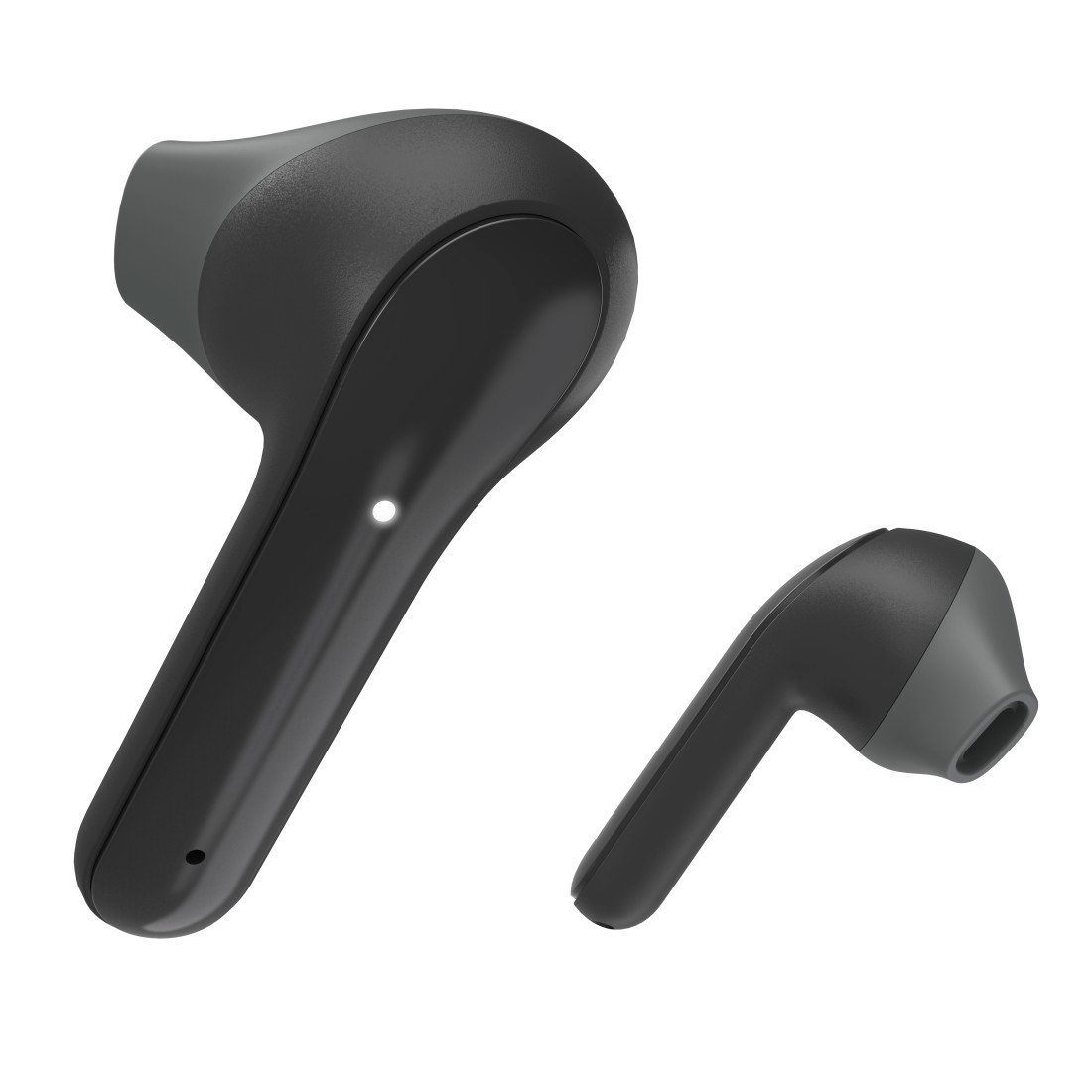 Hama Bluetooth® integriertes Earbuds, Siri A2DP Assistant, Siri, Google Bluetooth-Kopfhörer (Freisprechfunktion, Wireless, Mikrofon) Sprachsteuerung, Assistant, Bluetooth, True AVRCP Apple Autopairing, SPP, HSP, schwarz PBAP, Kopfhörer HFP, Google Bluetooth, Berührungssteuerung