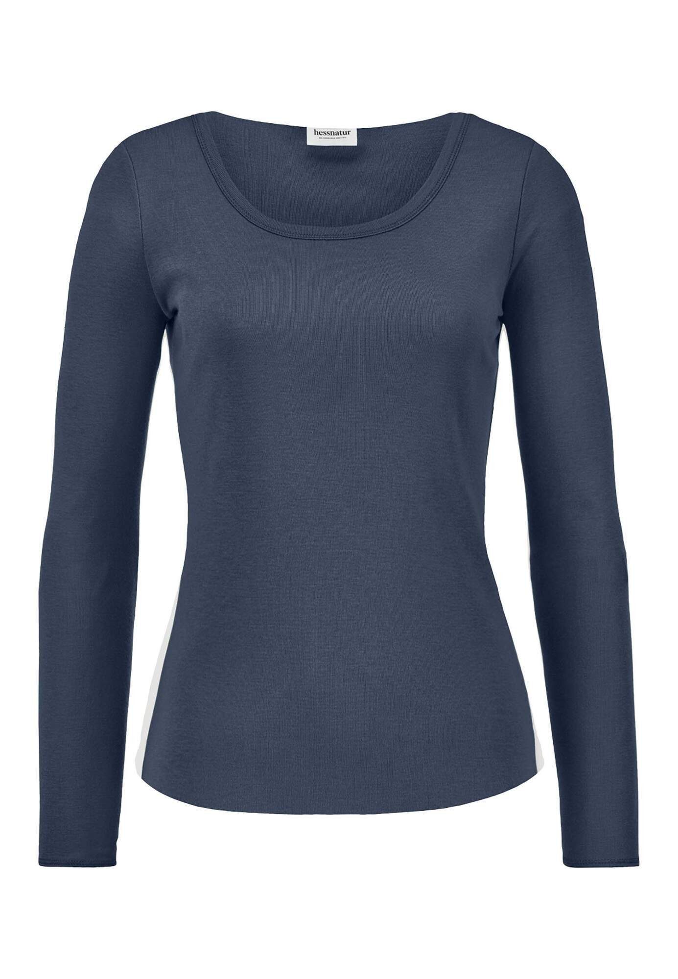 Hessnatur T-Shirt Fitted aus Bio-Baumwolle und TENCEL™ Modal (1-tlg)