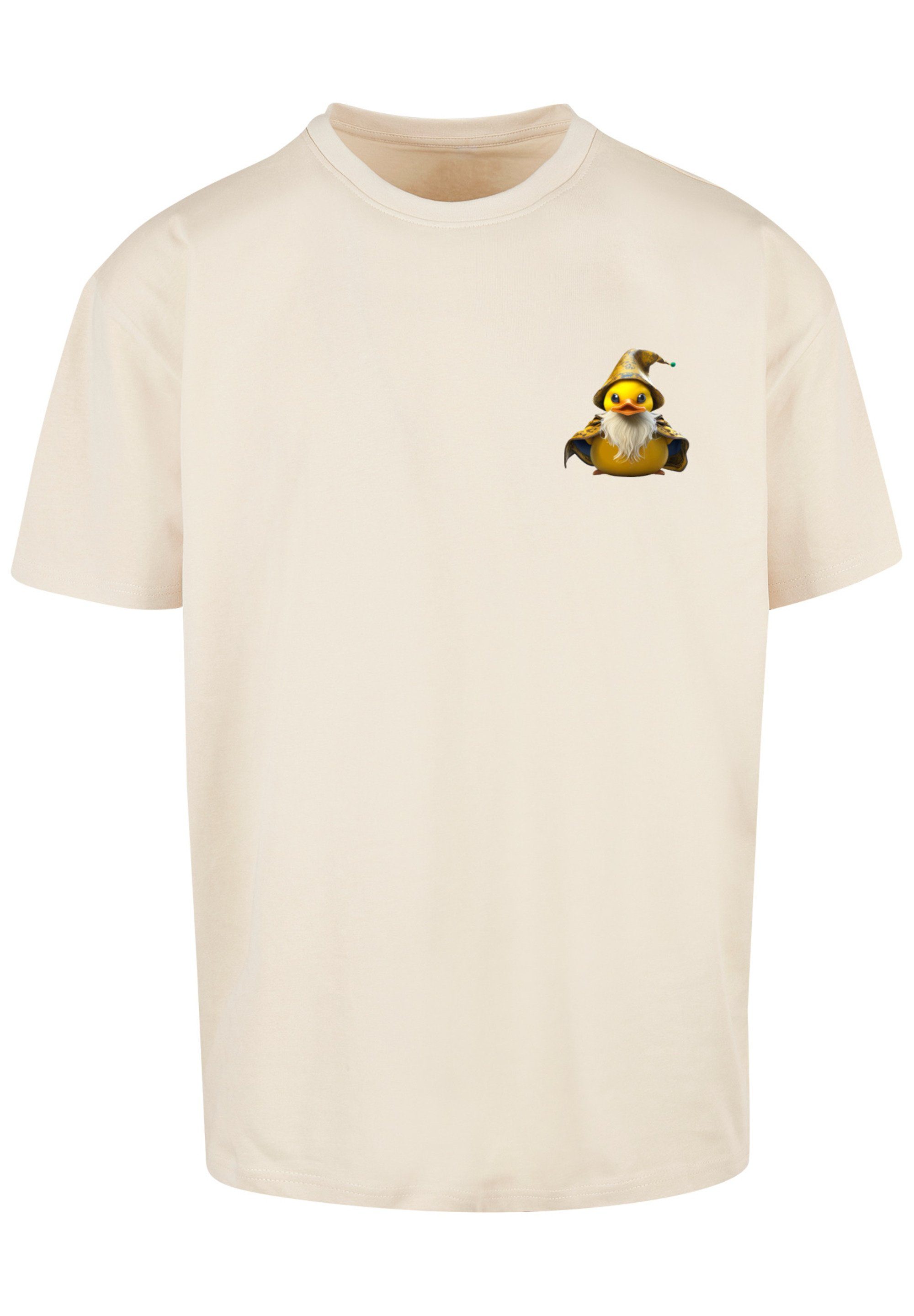 Print Wizard T-Shirt Duck sand TEE F4NT4STIC OVERSIZE Rubber