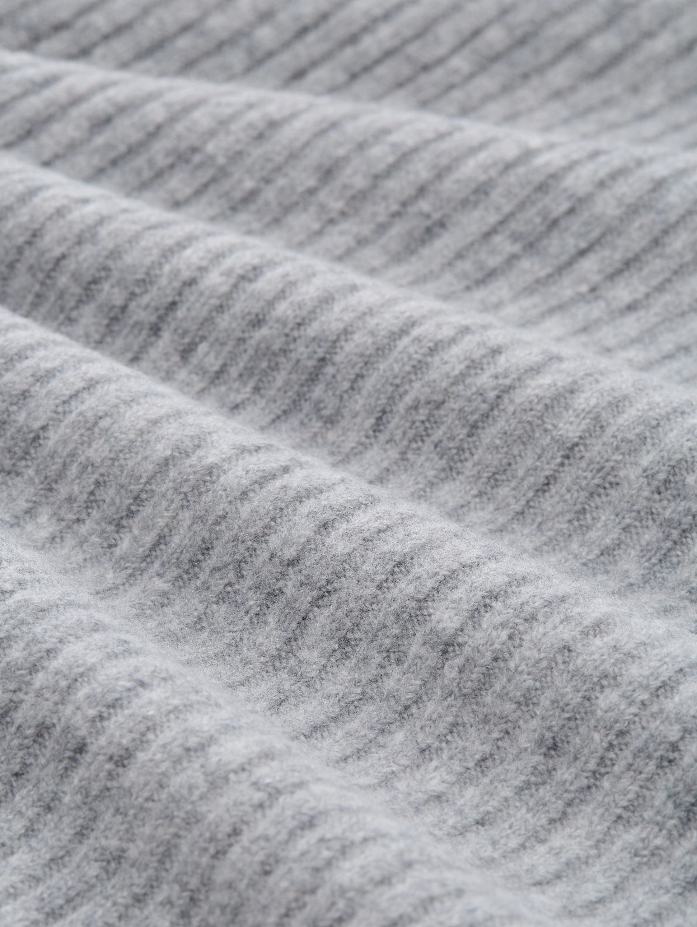 TOM TAILOR Denim Strickkleid mit Stehkragen