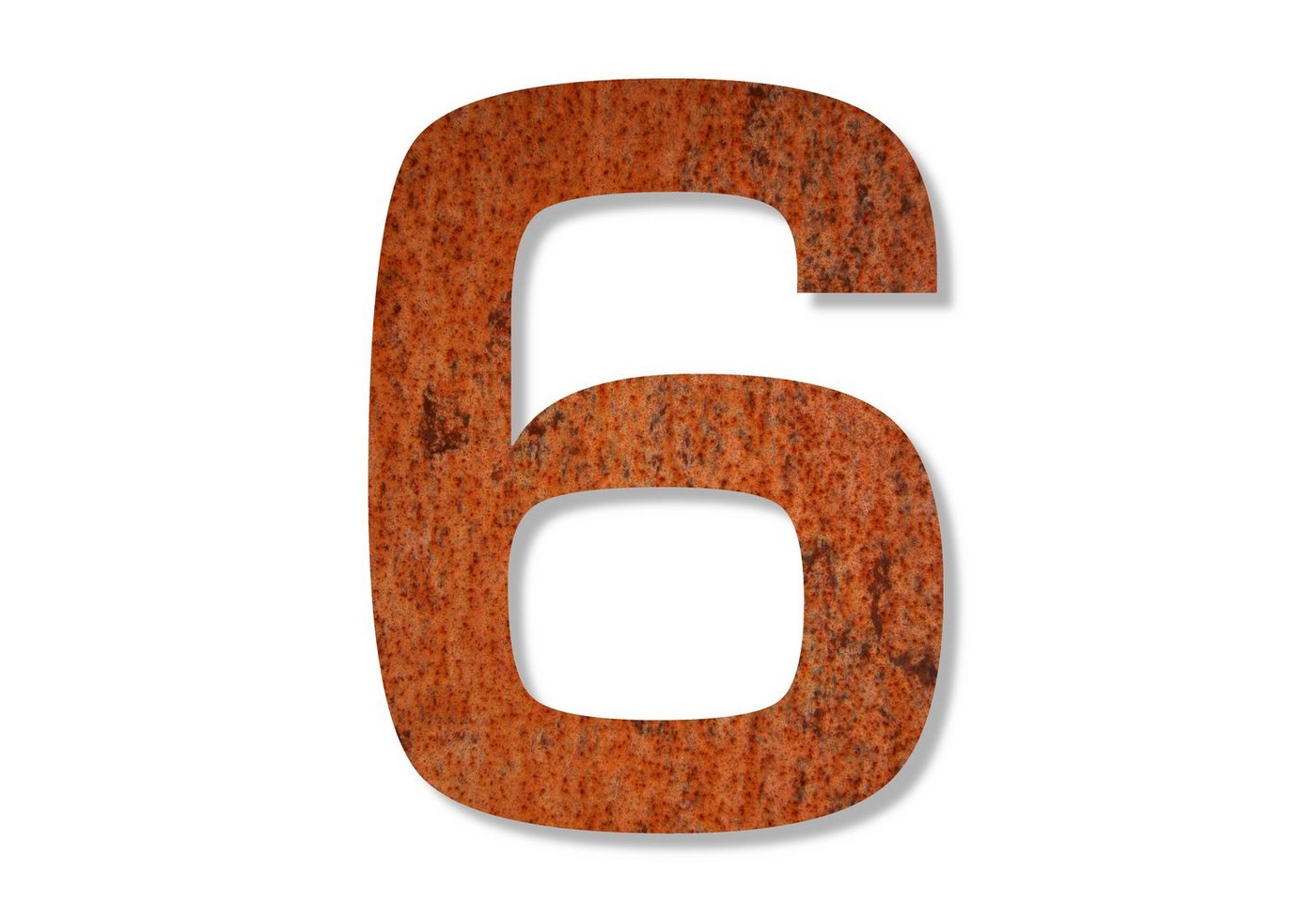 Thumbnail - Keilbach Designprodukte Hausnummer iron.number, aus wetterfestem Stahl, Materialstärke 2 mm, inkl. Montagematerial