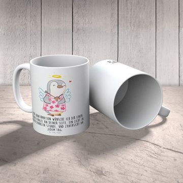 Mr. & Mrs. Panda Tasse Pinguin Konfirmation - Weiß - Geschenk, Jugendweihe, Kommunion, Kaffe, Keramik, Exklusive Motive