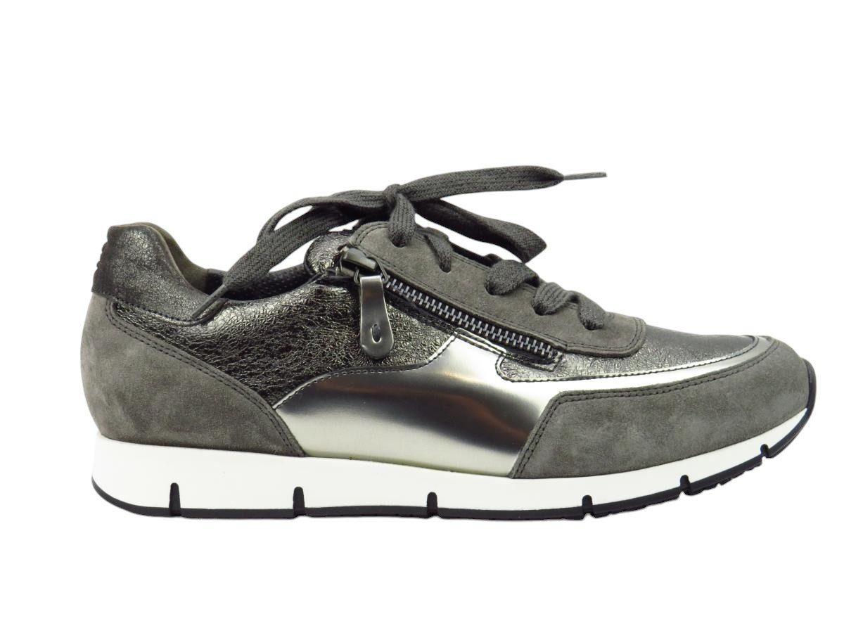 R.Suede/Crushed Met Piomb Sneaker