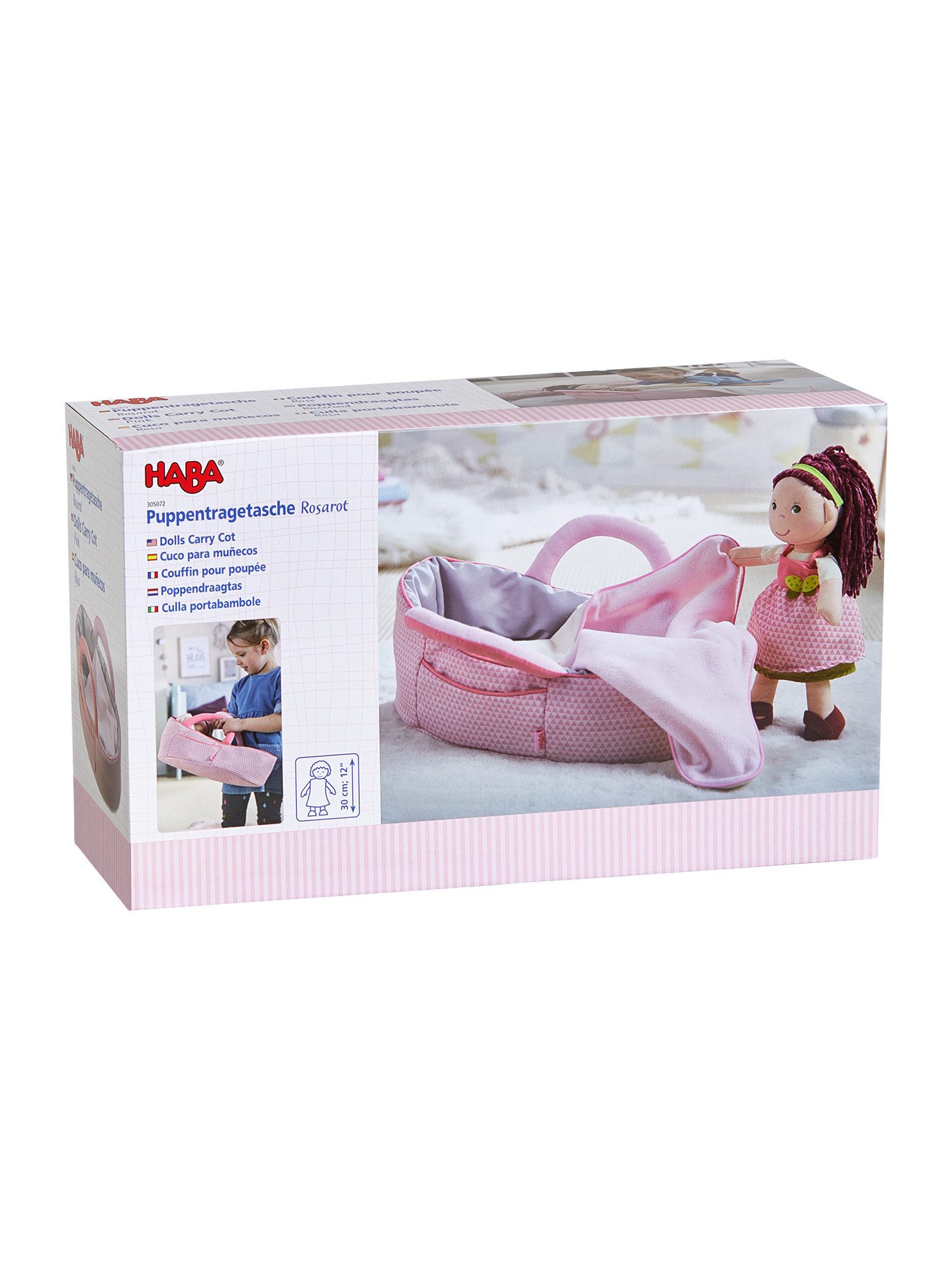 Haba Puppen Trage Puppentragetasche Rosarot, unisex günstig online kaufen