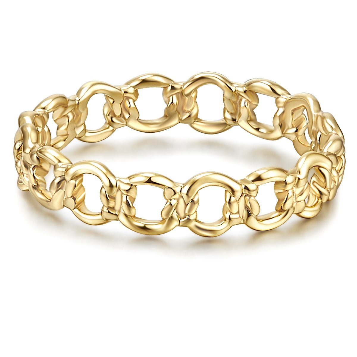 Glanzstücke München Silberring gelbgold, aus Sterling Silber günstig online kaufen