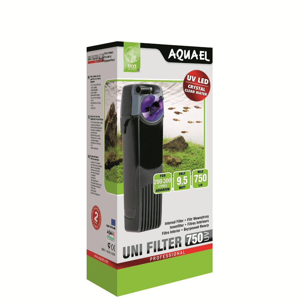 Aquael Aquariumfilter Innenfilter UNIFILTER UV 750