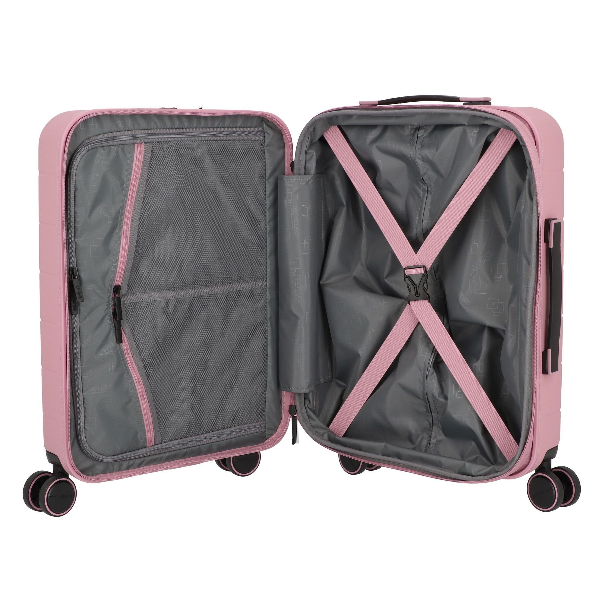 American pink vintage Polycarbonat Tourister® 4 Novastream, Handgepäck-Trolley Rollen,