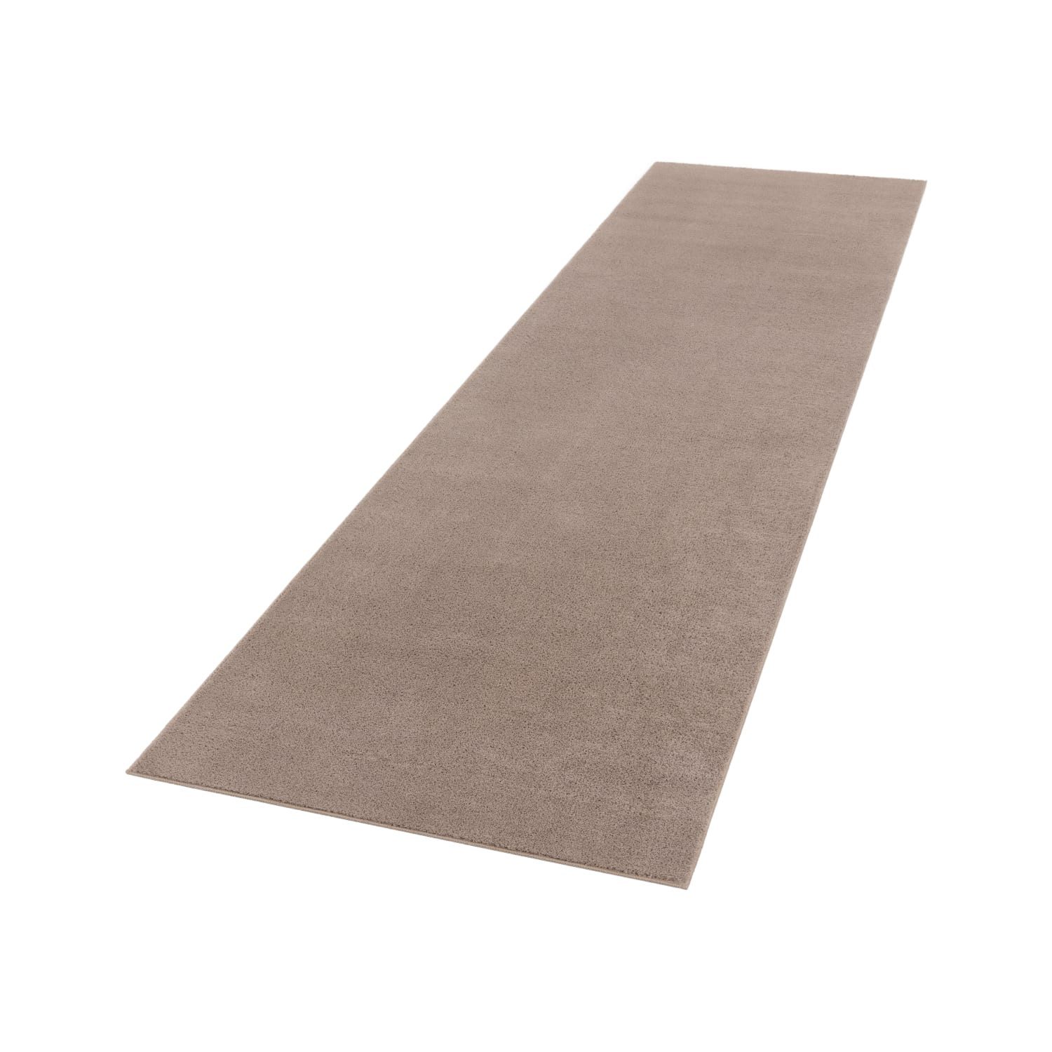 TT Home Teppich Diele, Esszimmer, Flur, Schlafzimmer, Wohnzimmer, Rechteckig, Höhe: 14 mm, Wohnzimmer Kurzflor Einfarbig Modernes Design Waschbar