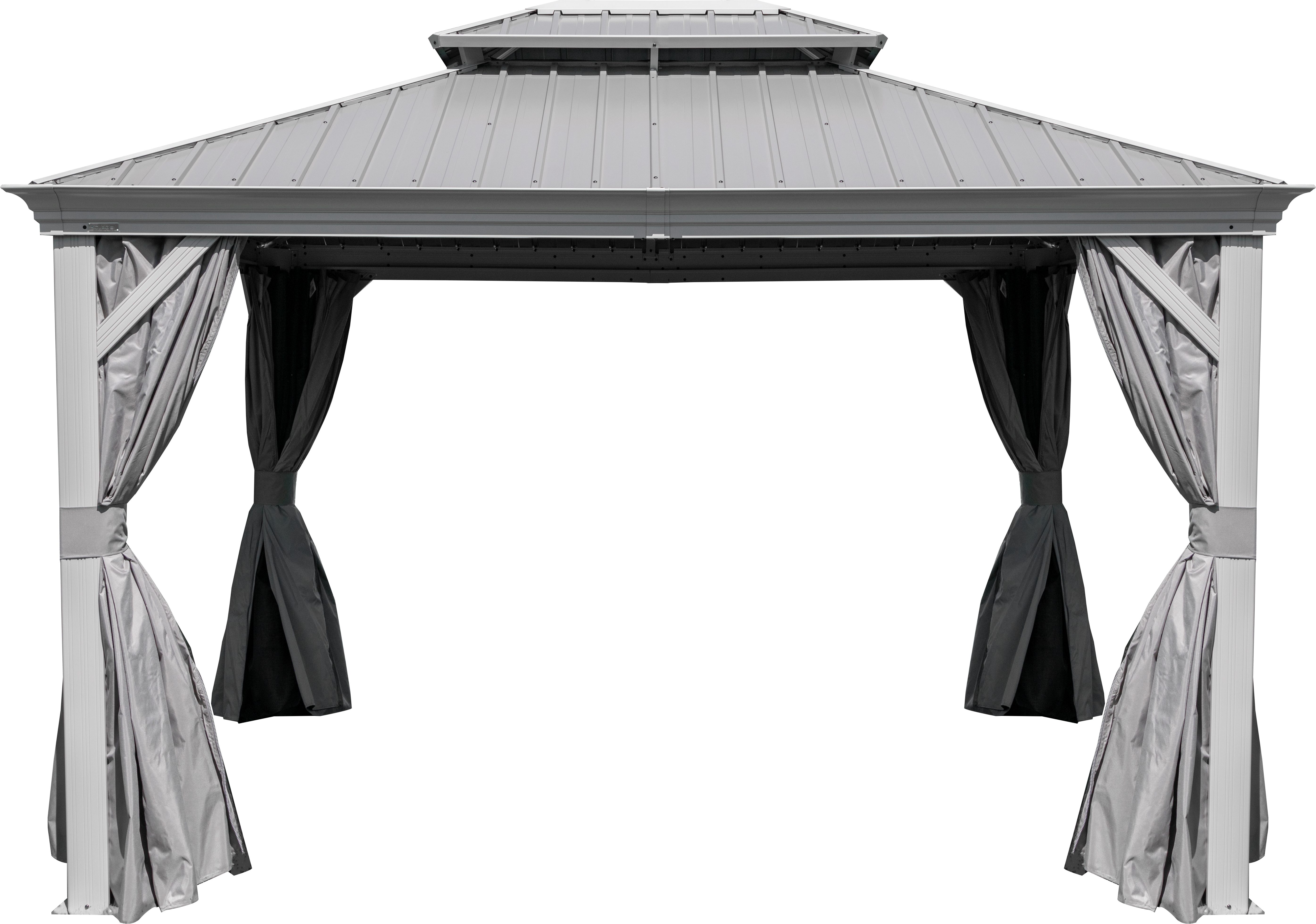 Sojag Pavillon Messina, mit 4 Seitenteilen, (Set), BxT: 363x298 cm