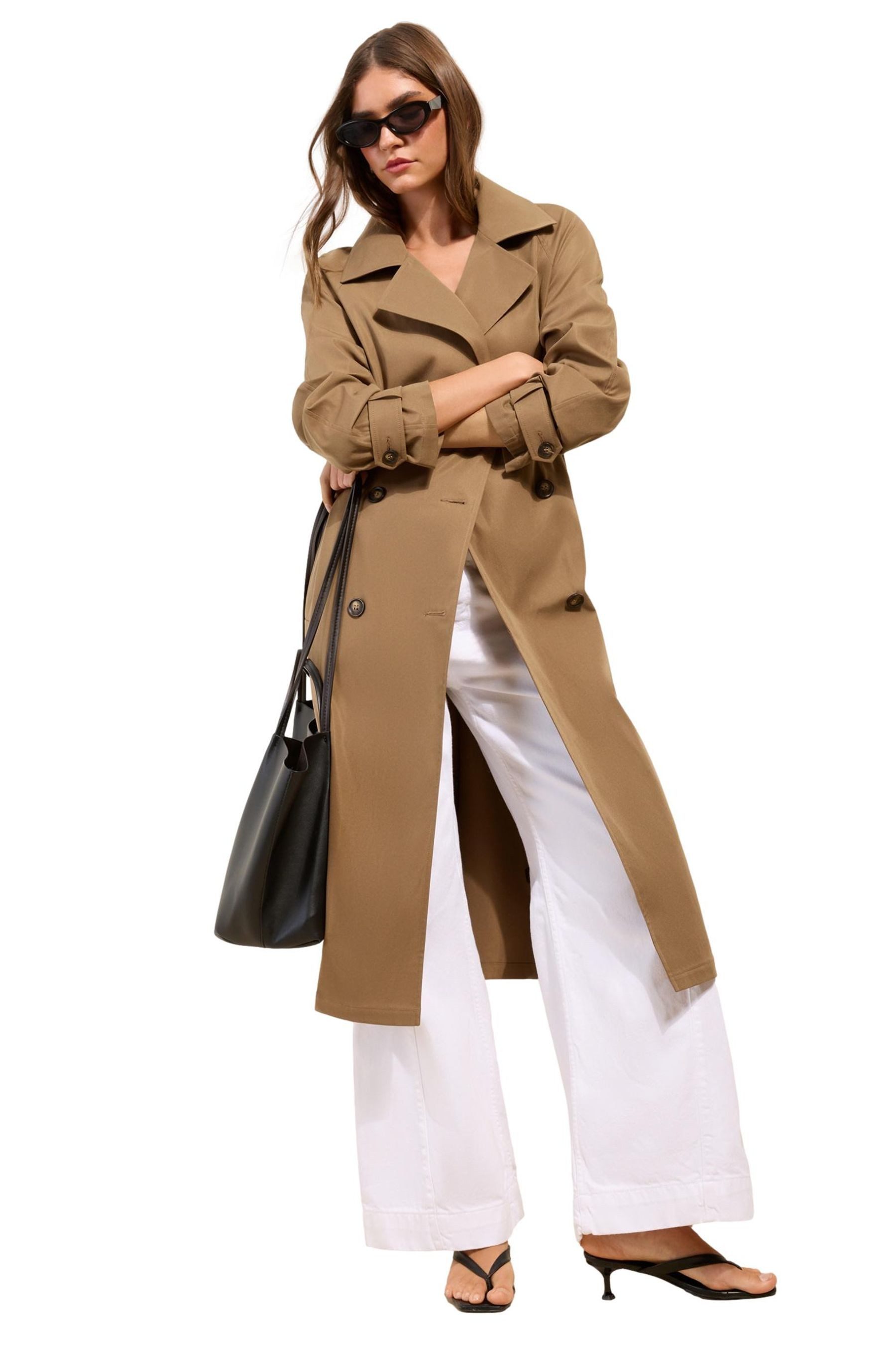 Kurzmantel Friends Like These langer Trenchcoat