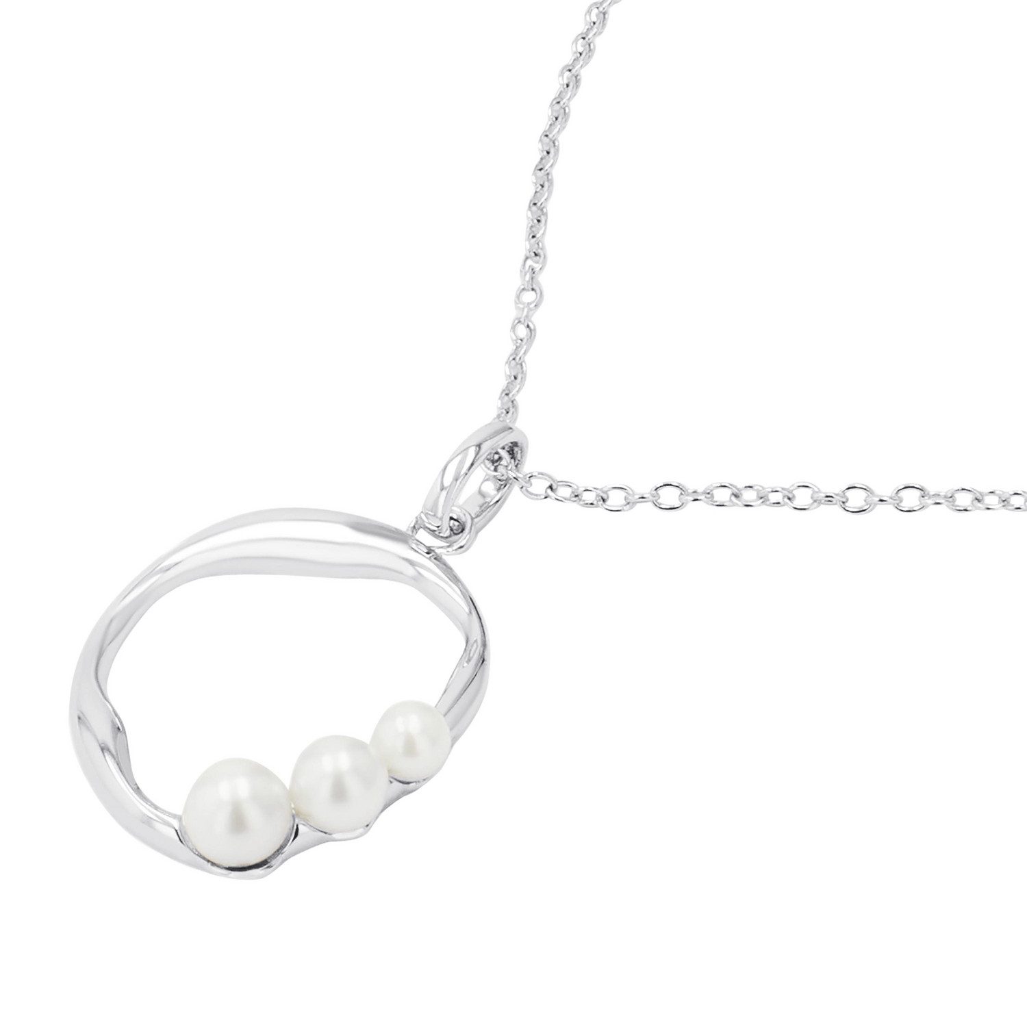 TOM TAILOR Kette mit Anhänger Schmuck Geschenk Silber 925, mit Süßwasserzuchtperle