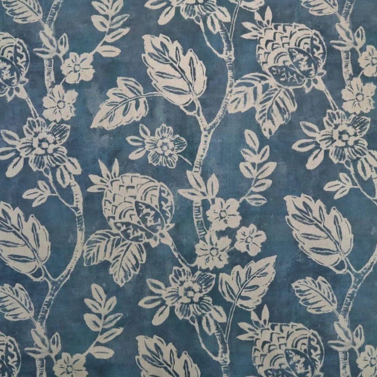 Stofferia Stoff Dekostoff Leinen Barcelones Pastellblau, Breite 280 cm, Meterware